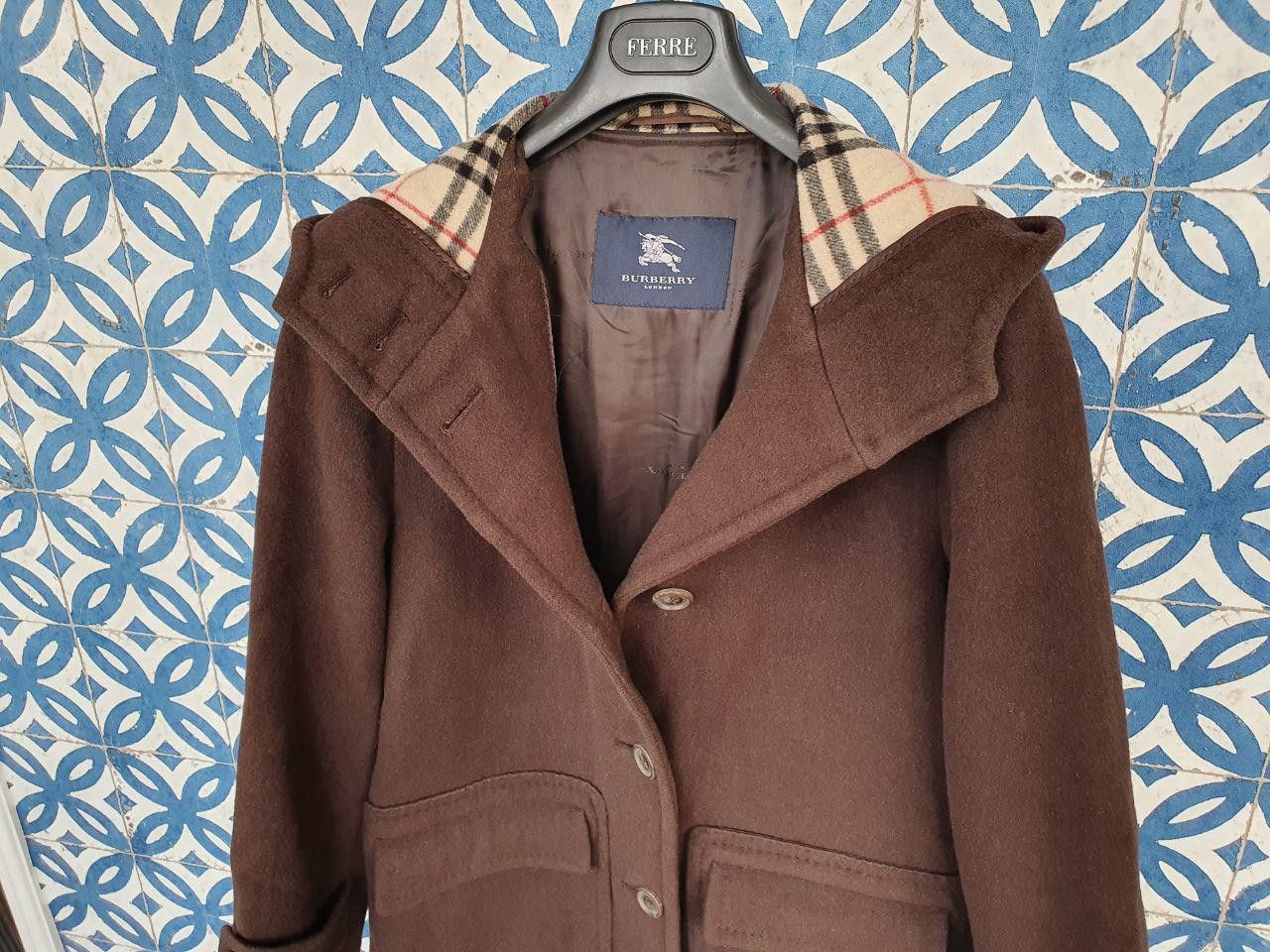 Burberry × Burberry Prorsum × Vintage Vintage BURBERRY Duffle Wool Hooded Coat Size M / US 6-8 / IT 42-44 - 10 Thumbnail