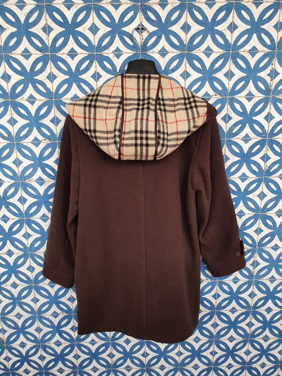 Burberry × Burberry Prorsum × Vintage Vintage BURBERRY Duffle Wool Hooded Coat Size M / US 6-8 / IT 42-44 - 5 Thumbnail