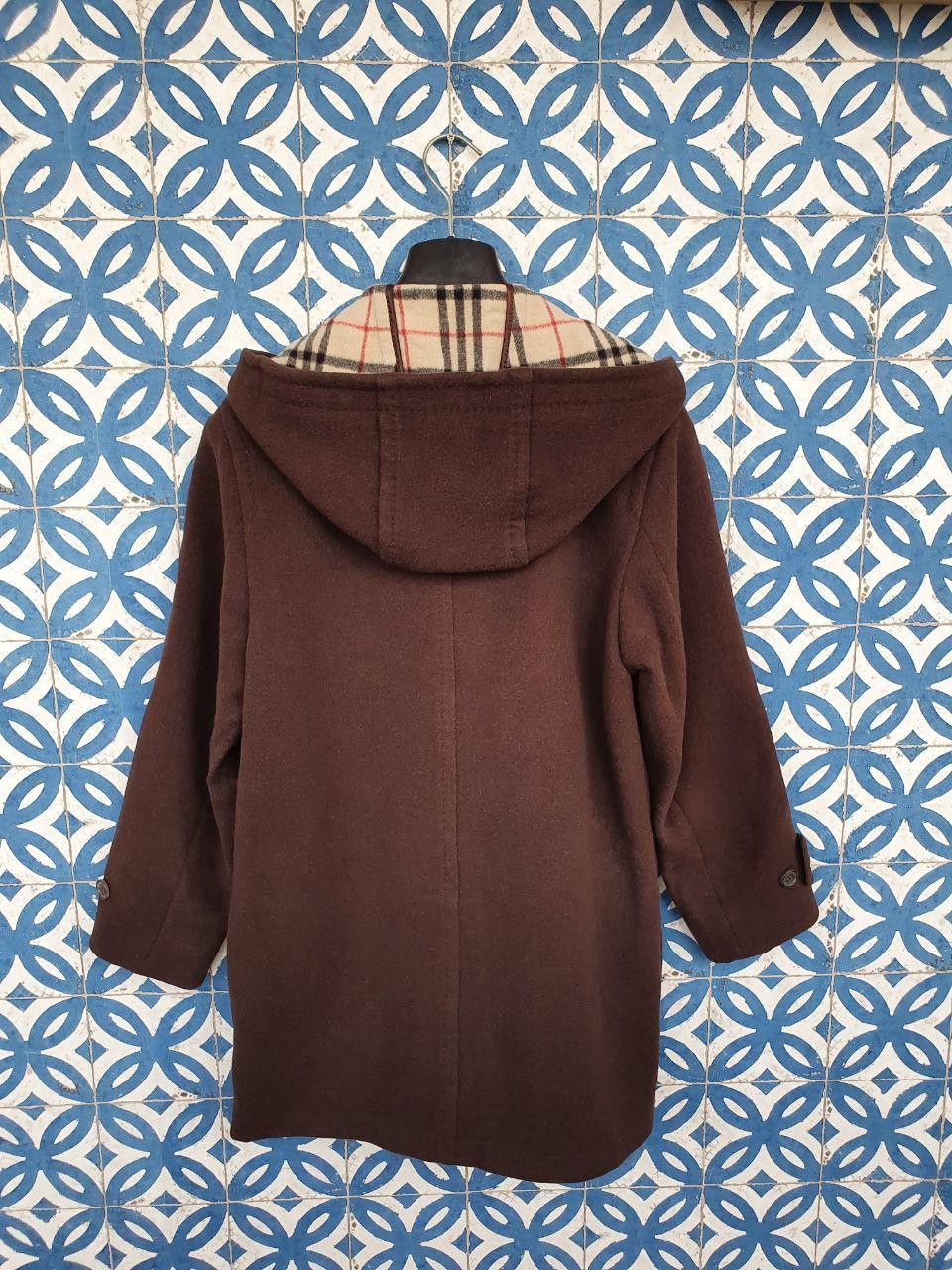 Burberry × Burberry Prorsum × Vintage Vintage BURBERRY Duffle Wool Hooded Coat Size M / US 6-8 / IT 42-44 - 8 Thumbnail