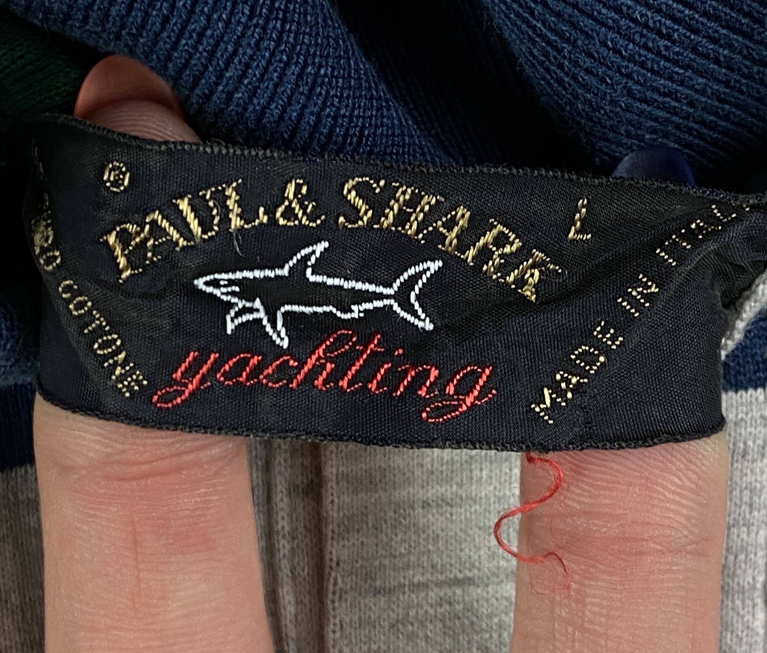 Paul & Shark × Vintage Mens Paul&Shark Vintage Polo Shirt Size L Size US L / EU 52-54 / 3 - 5 Thumbnail