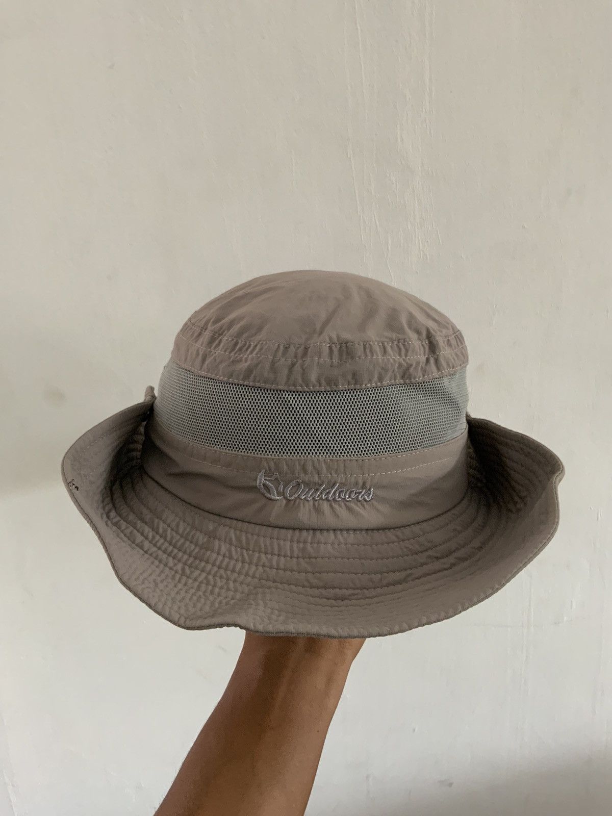 Japanese Brand Outdoors Mesh Sports Bucket Hat Size ONE SIZE - 5 Thumbnail