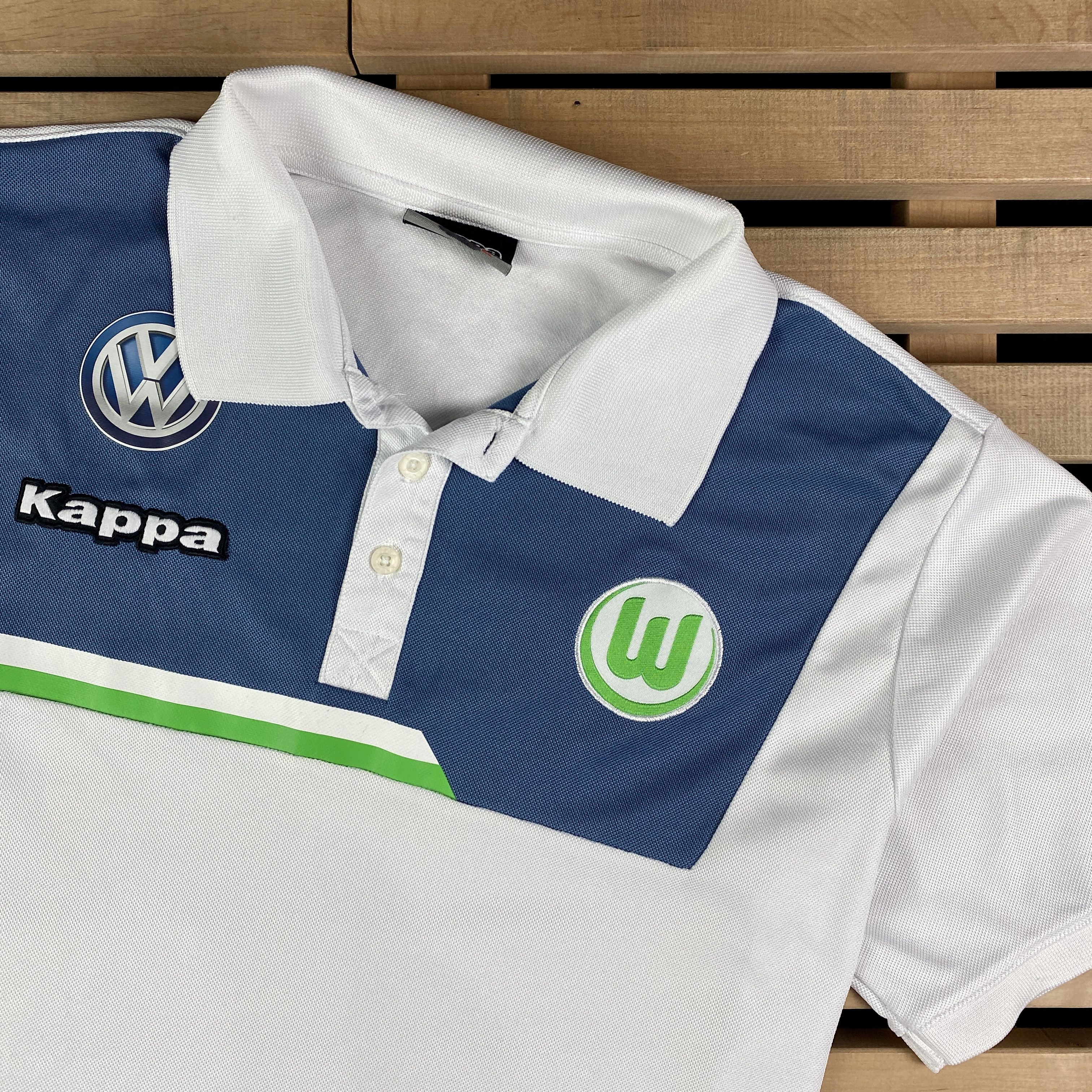 Kappa Mens Football Shirt Kappa Volkswagen Wolfsburg Size L Size US L / EU 52-54 / 3 - 3 Thumbnail