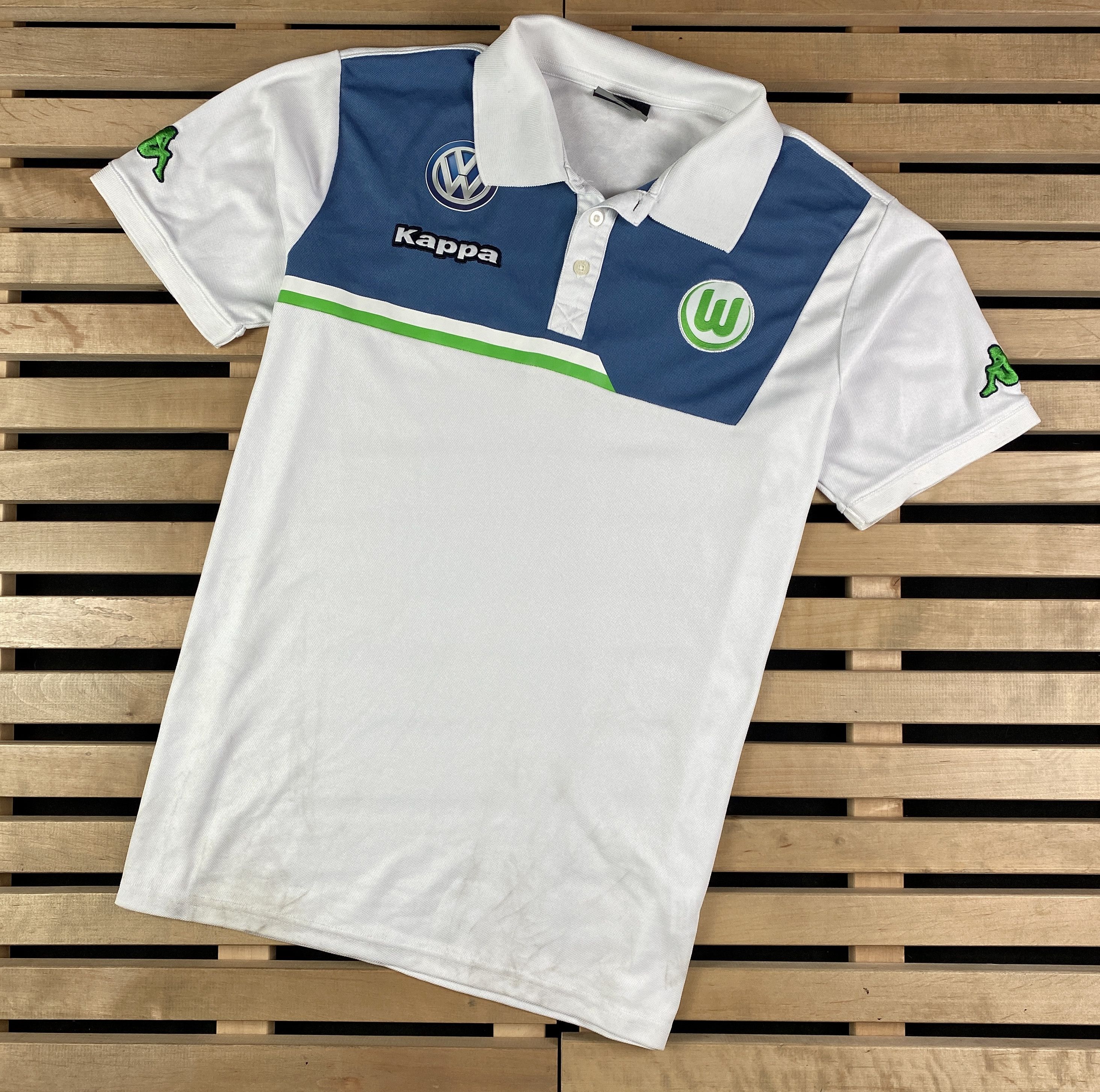 Kappa Mens Football Shirt Kappa Volkswagen Wolfsburg Size L Size US L / EU 52-54 / 3 - 1 Thumbnail