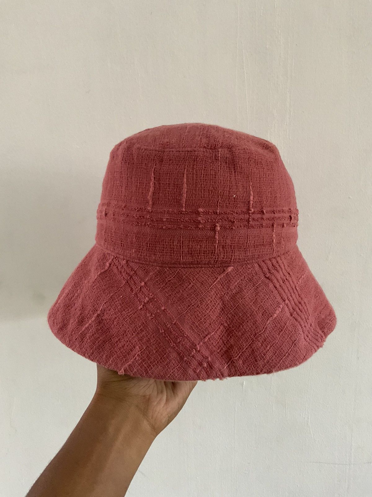 Japanese Brand Vintage Reversible Distressed Style Bucket Hat Size ONE SIZE - 8 Thumbnail