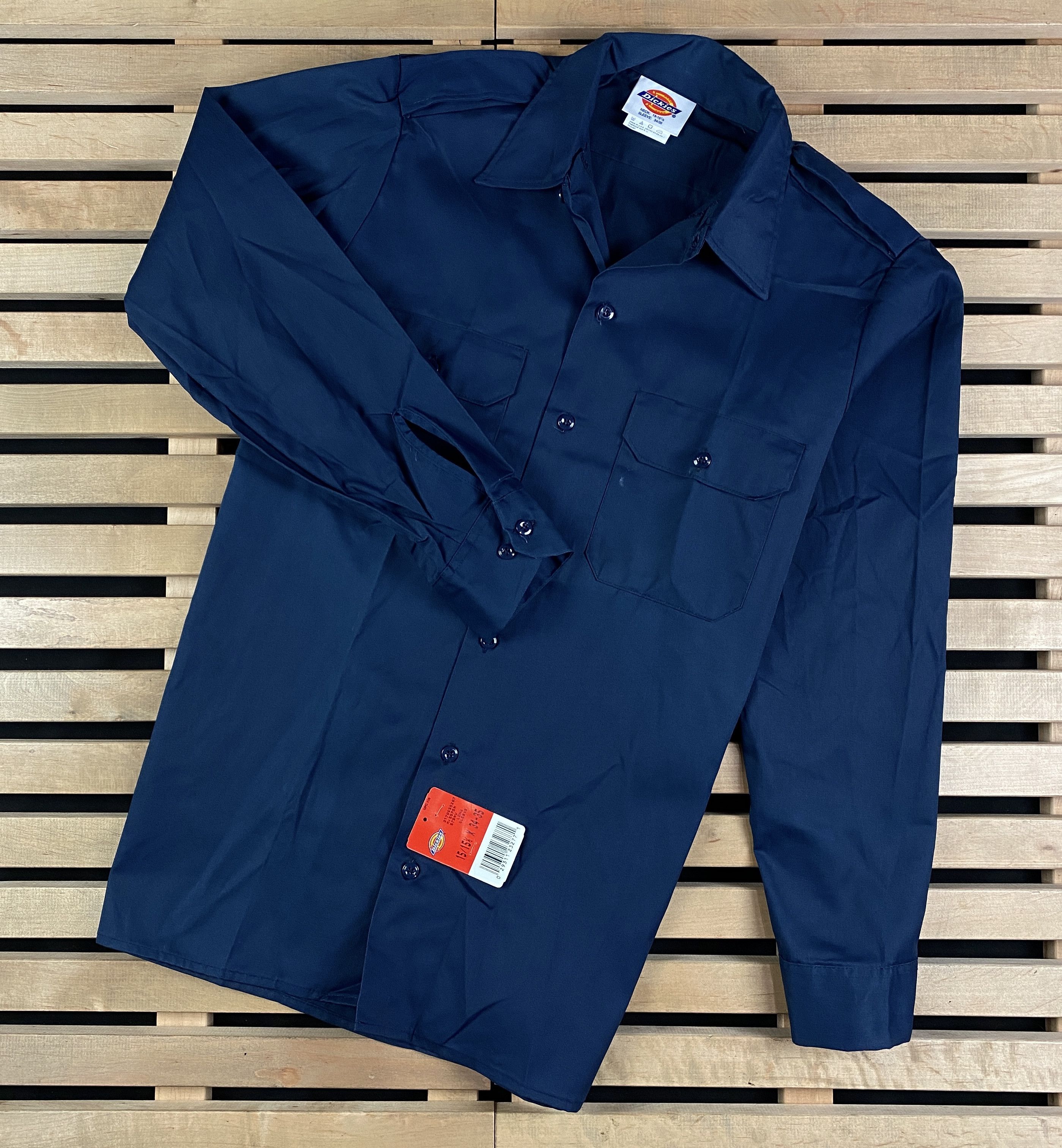 Dickies × Vintage Mens Shirt Long Sleeve Dickies Vintage Size 15-15.5 Size US M / EU 48-50 / 2 - 1 Thumbnail