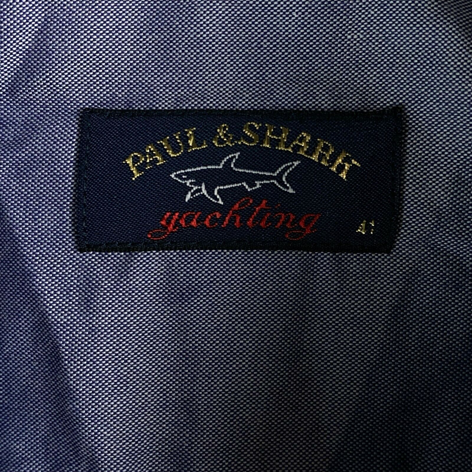 Paul & Shark Mens Shirt Long Sleeve Paul Shark Yachting Size 41 Size US M / EU 48-50 / 2 - 4 Thumbnail