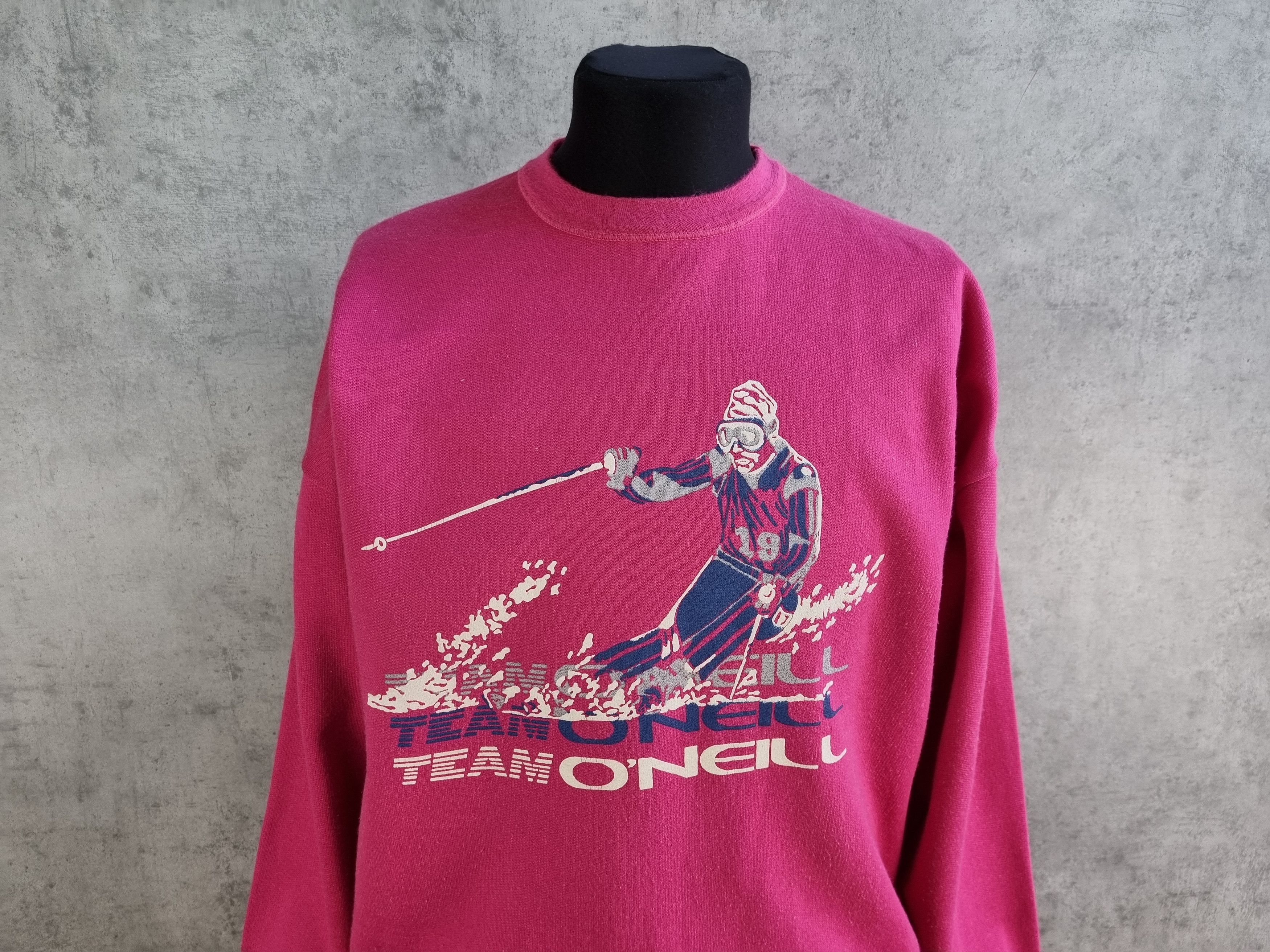 O'Neill 70s Team Oneill Ski Big Logo Vintage Sweatshirt Size US M / EU 48-50 / 2 - 11 Thumbnail