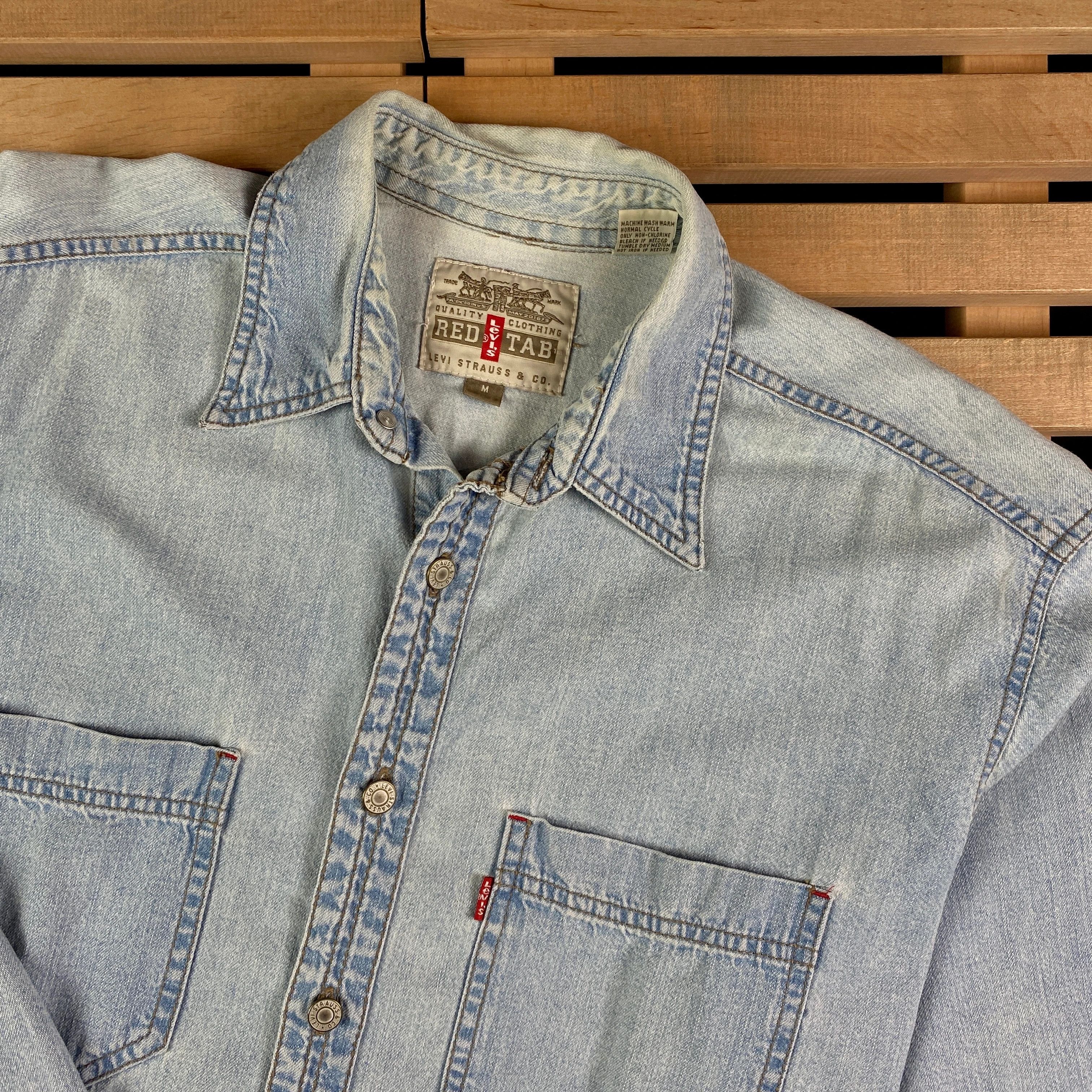 Levi's × Levi's Vintage Clothing × Vintage Mens Levi’s Vintage Shirt Long Sleeve Size M Size US M / EU 48-50 / 2 - 2 Thumbnail