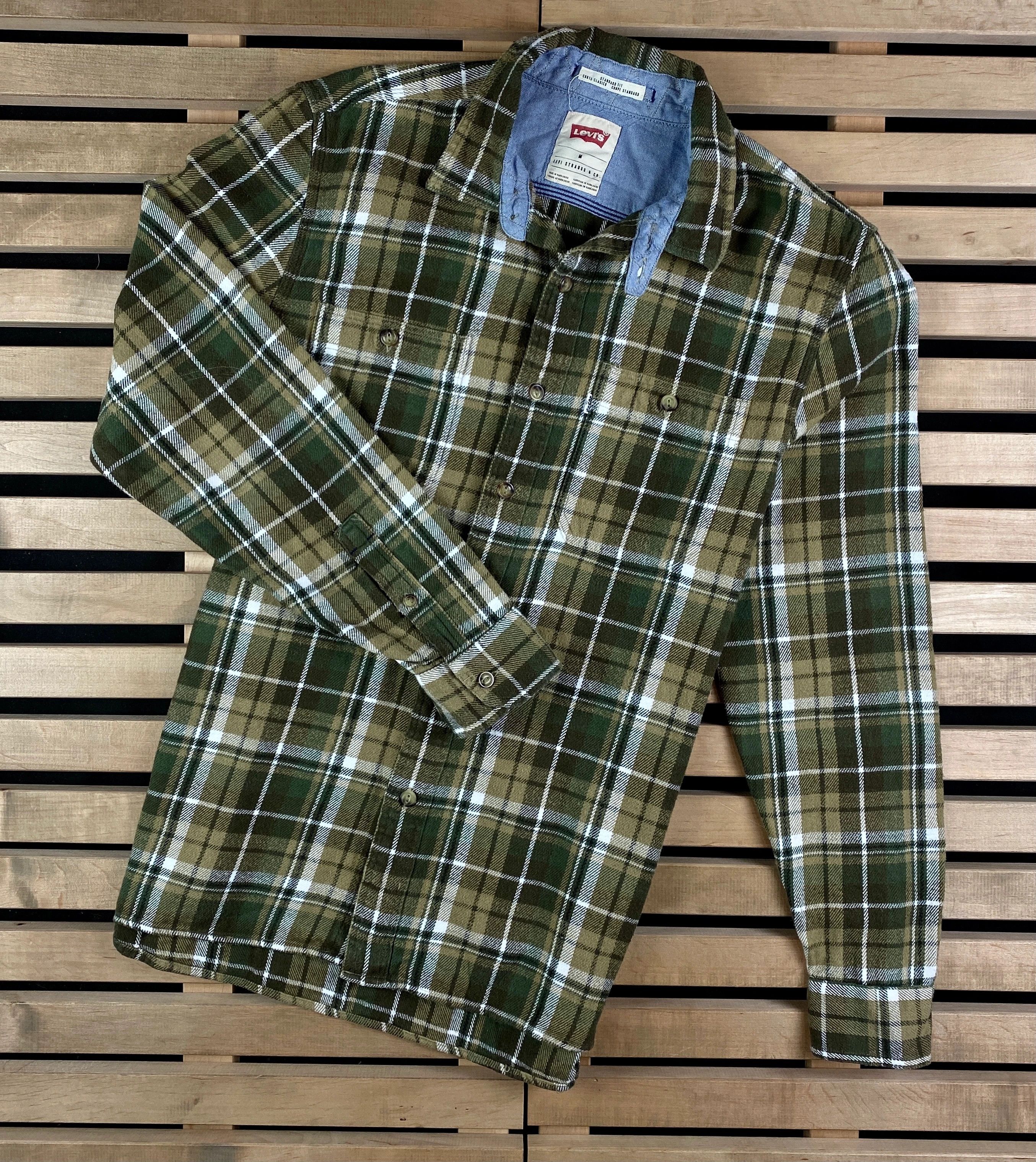 Levi's × Levi's Vintage Clothing × Vintage Mens Shirt Long Sleeve Levis Vintage Size M Size US M / EU 48-50 / 2 - 1 Thumbnail
