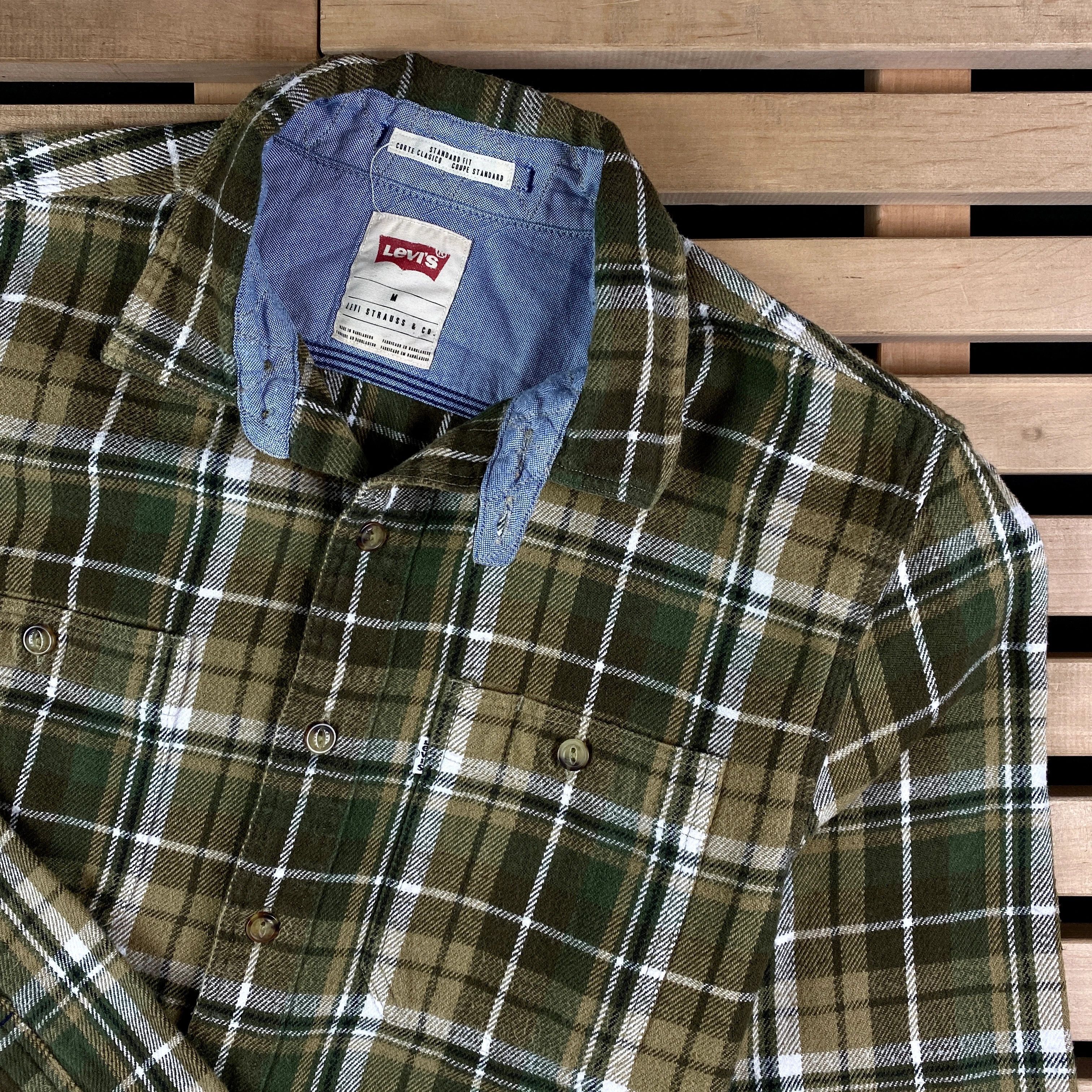 Levi's × Levi's Vintage Clothing × Vintage Mens Shirt Long Sleeve Levis Vintage Size M Size US M / EU 48-50 / 2 - 2 Thumbnail