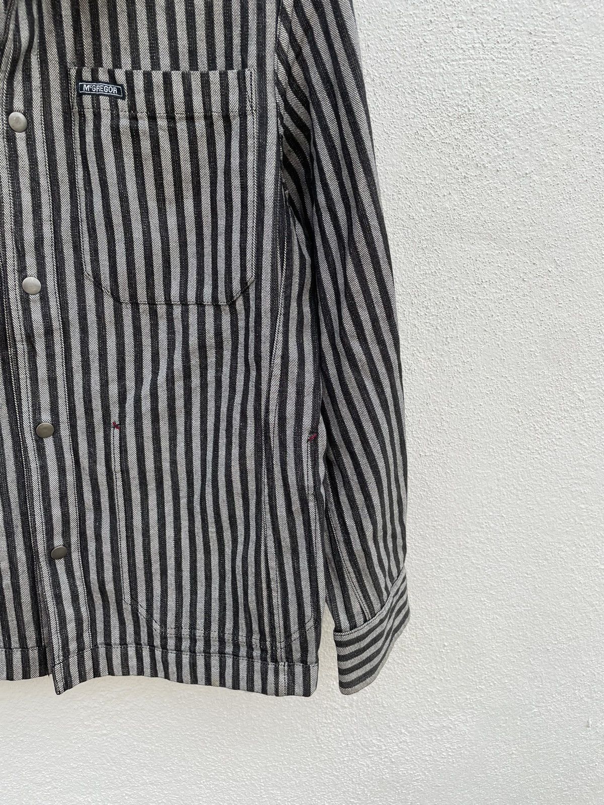 McGregor × Vintage Vintage Mcgregor Sportwears Reversible Stripped Work Jacket Size US M / EU 48-50 / 2 - 7 Thumbnail