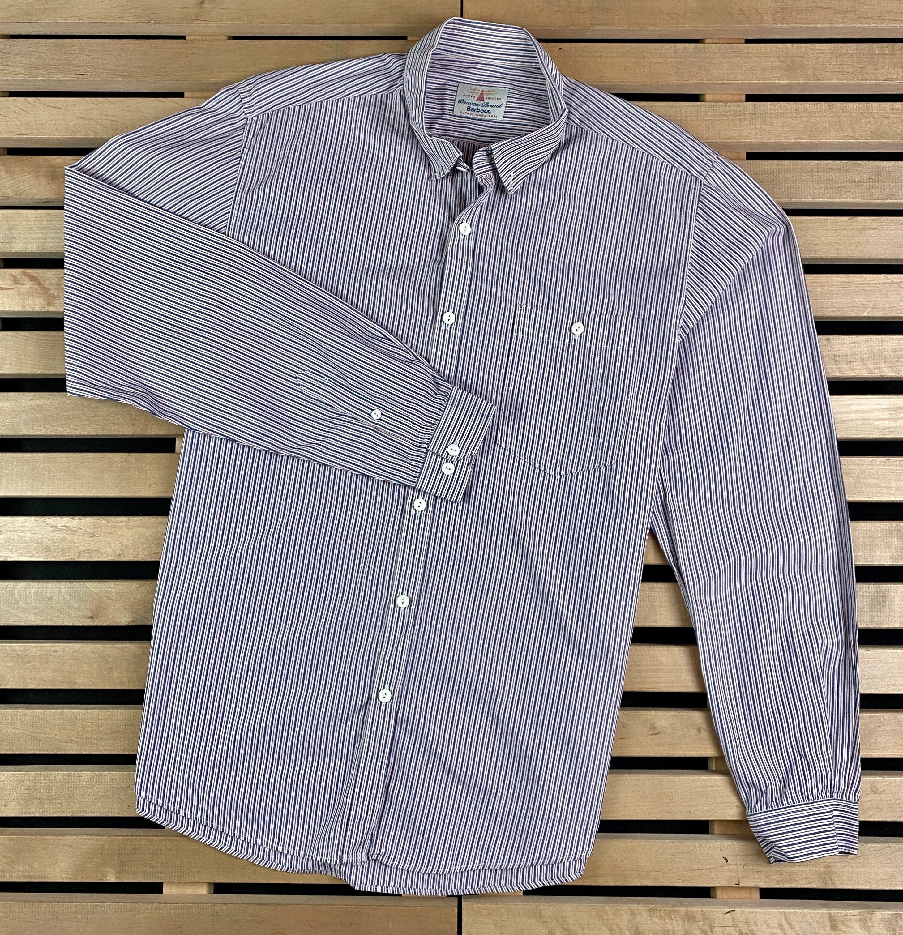 Barbour Mens Shirt Long Sleeve Barbour Beacon Size M Size US M / EU 48-50 / 2 - 1 Thumbnail