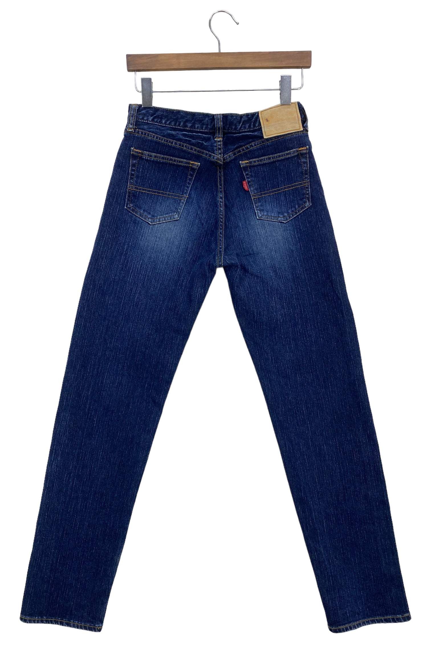 image of Big John High Waisted Jeans Dark Wash Women Jeans in Blue (Size 28)