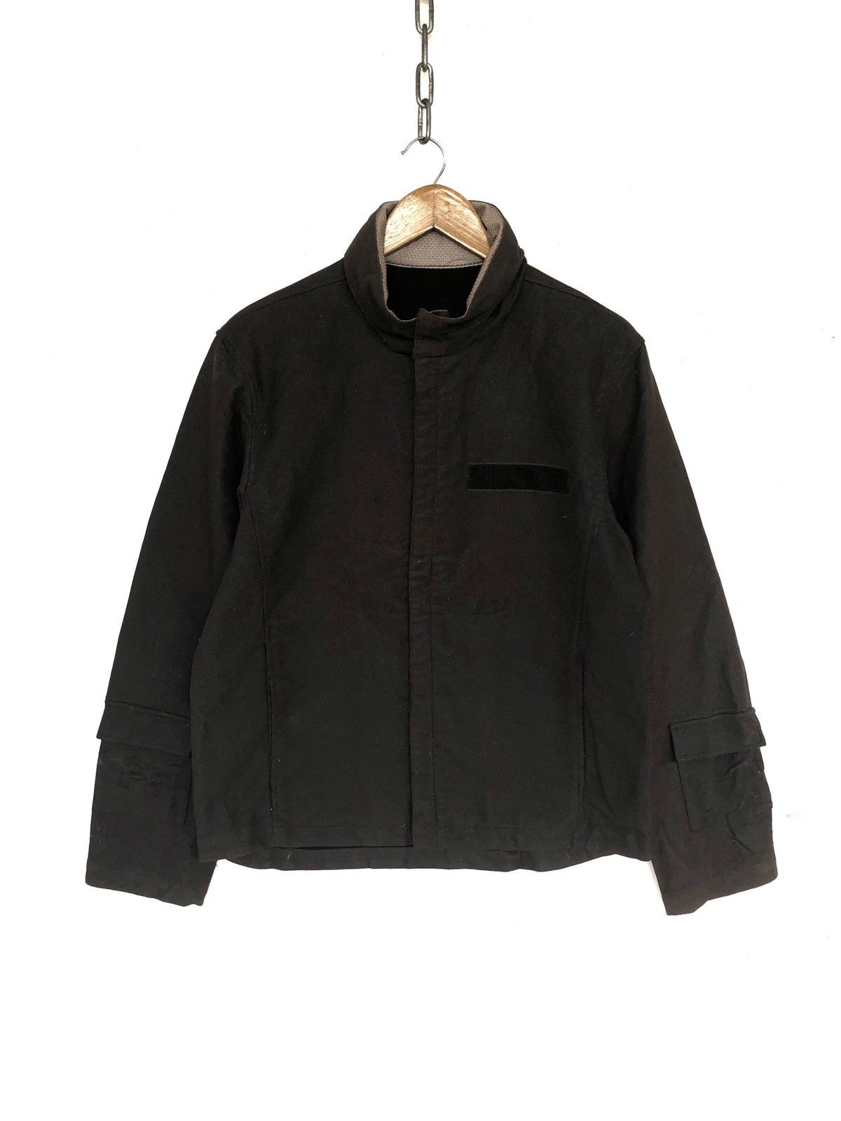 PPFM PPFM 🇯🇵 Moleskin Waxed Tactical Anorak Jacket Hood Size US M / EU 48-50 / 2 - 2 Thumbnail