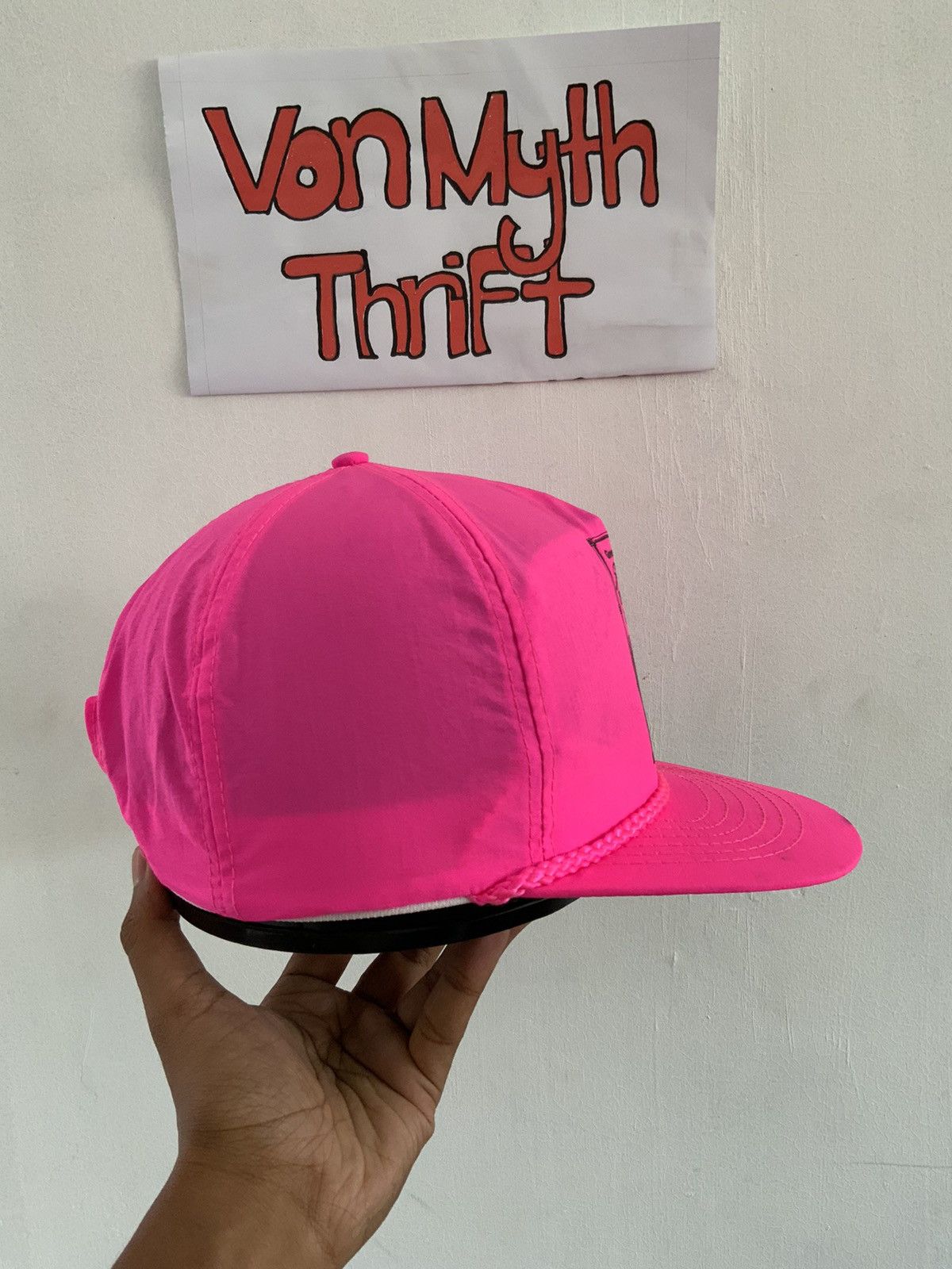 Vintage Vintage South Dakota 1991 Taiwan Roc Nylon Pink Hat Size ONE SIZE - 5 Thumbnail