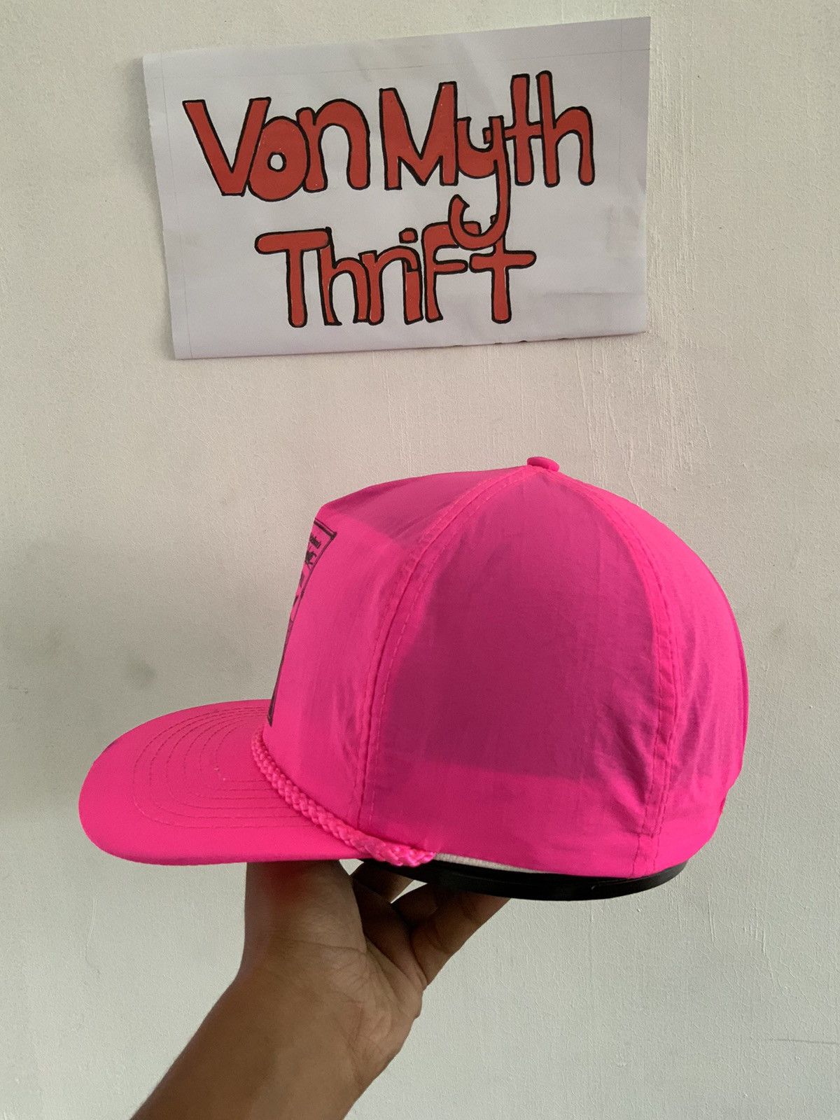 Vintage Vintage South Dakota 1991 Taiwan Roc Nylon Pink Hat Size ONE SIZE - 3 Thumbnail
