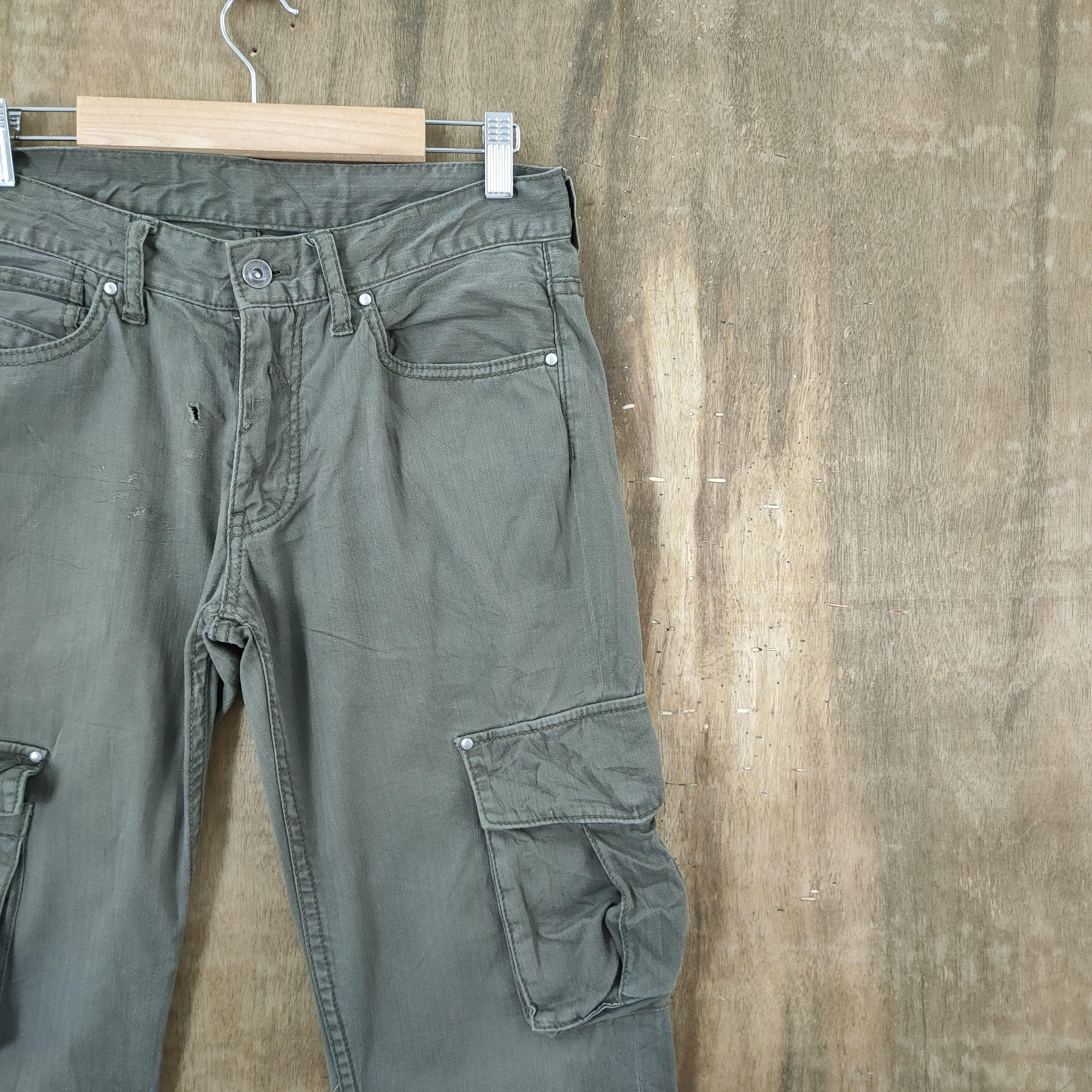 Takeo Kikuchi VINTAGE TAKEO KIKUCHI CARGO PANTS Size US 30 / EU 46 - 10 Thumbnail