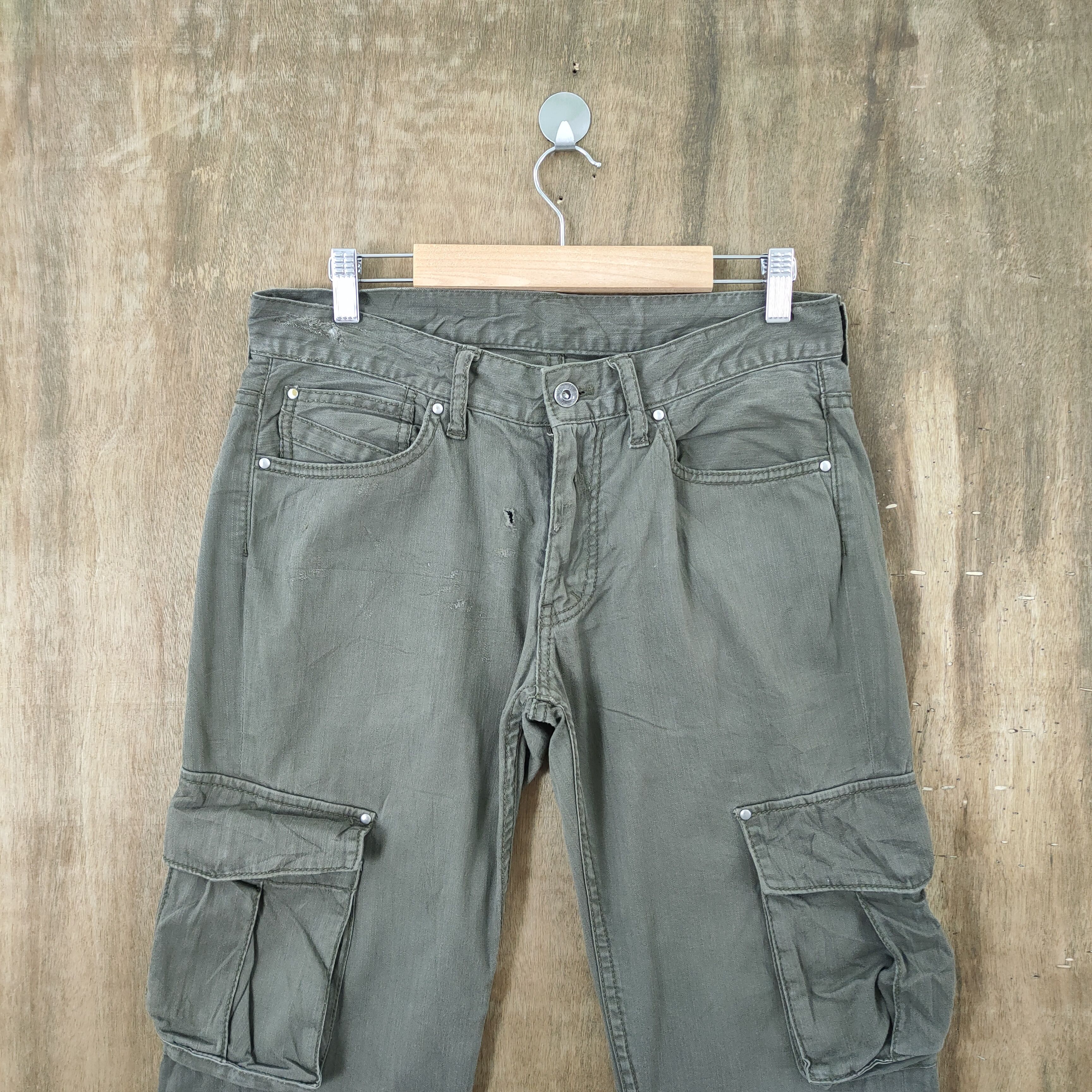 Takeo Kikuchi VINTAGE TAKEO KIKUCHI CARGO PANTS Size US 30 / EU 46 - 2 Thumbnail