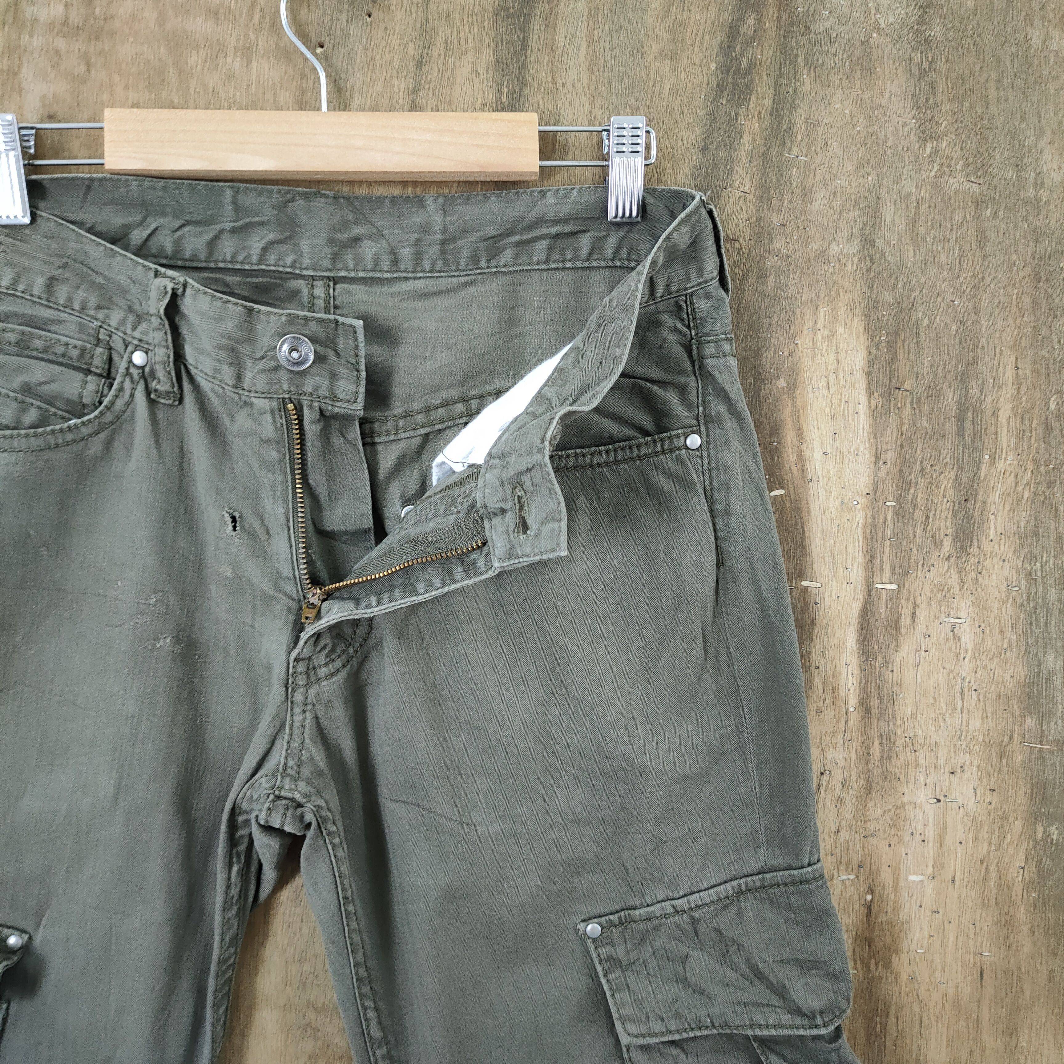 Takeo Kikuchi VINTAGE TAKEO KIKUCHI CARGO PANTS Size US 30 / EU 46 - 8 Thumbnail