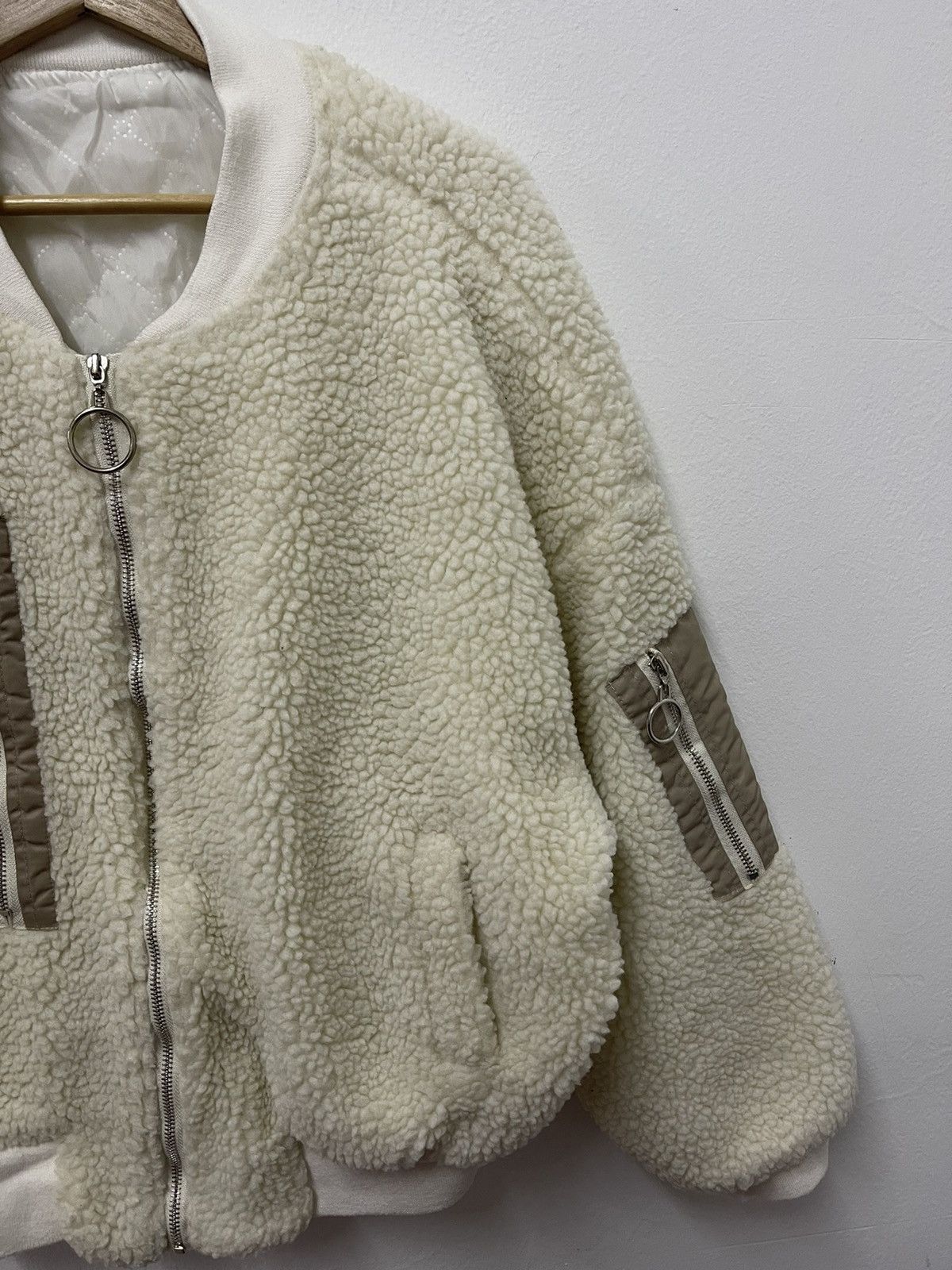 Japanese Brand × Vintage Vintage Japanese design Sherpa Zip Up Jacket Size US M / EU 48-50 / 2 - 3 Thumbnail