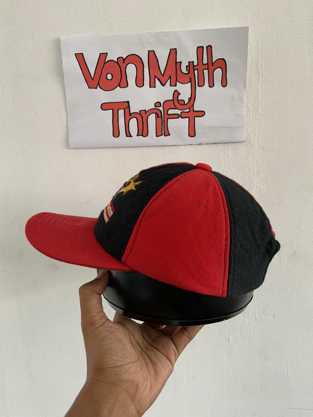 Vintage Vintage Super & Rock Spellout Pinwheel Hat Size ONE SIZE - 2 Thumbnail