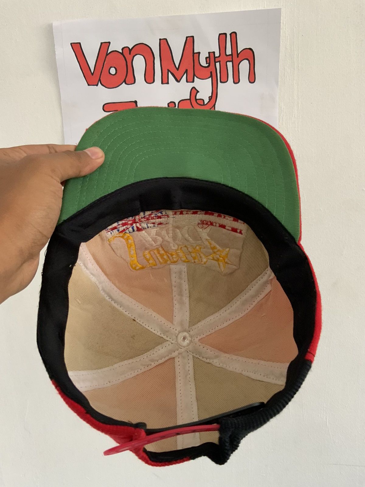 Vintage Vintage Super & Rock Spellout Pinwheel Hat Size ONE SIZE - 8 Thumbnail