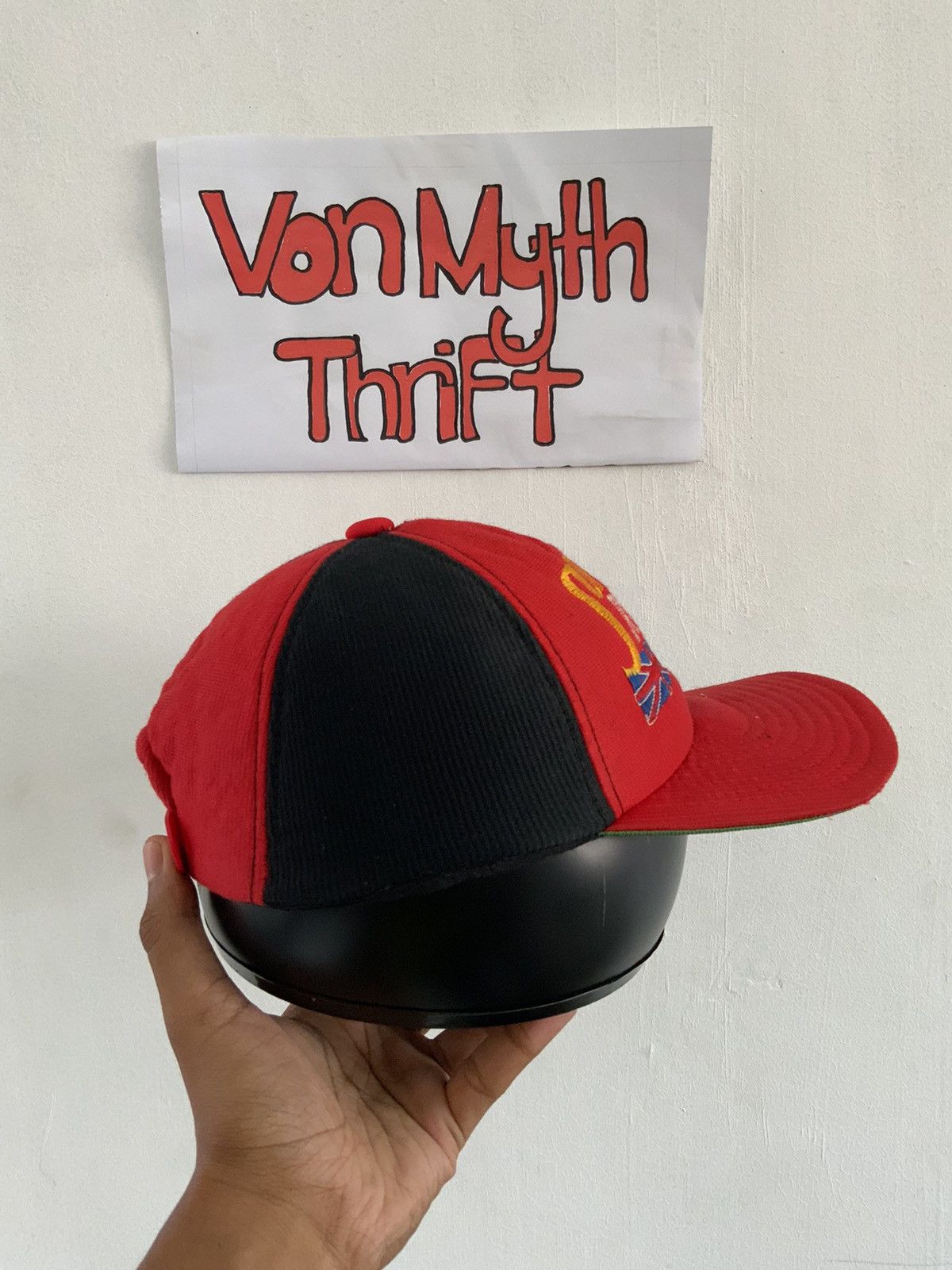 Vintage Vintage Super & Rock Spellout Pinwheel Hat Size ONE SIZE - 4 Thumbnail