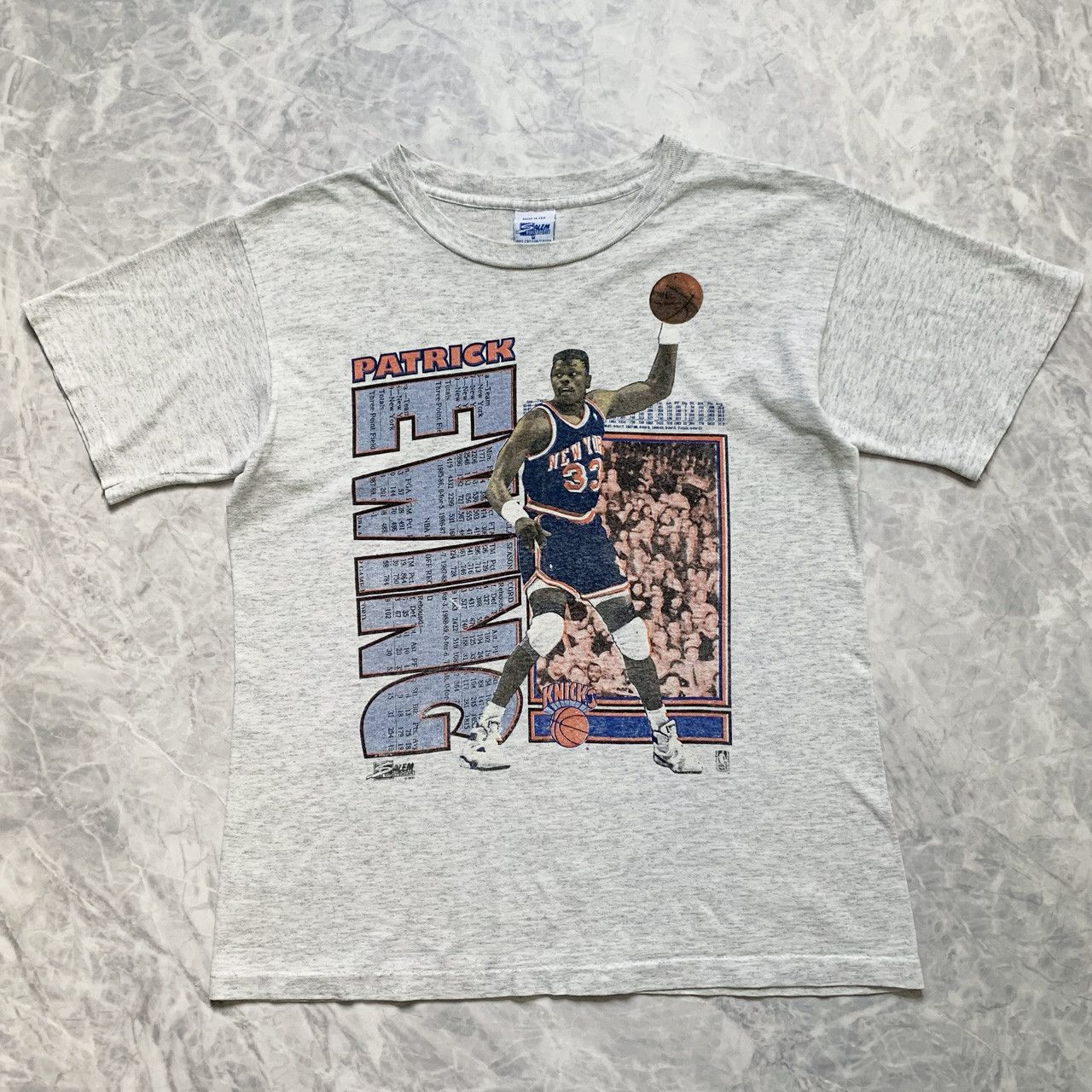 Vintage Pro Player Patrick Ewing Graphic T Shirt (Size XL) — Roots