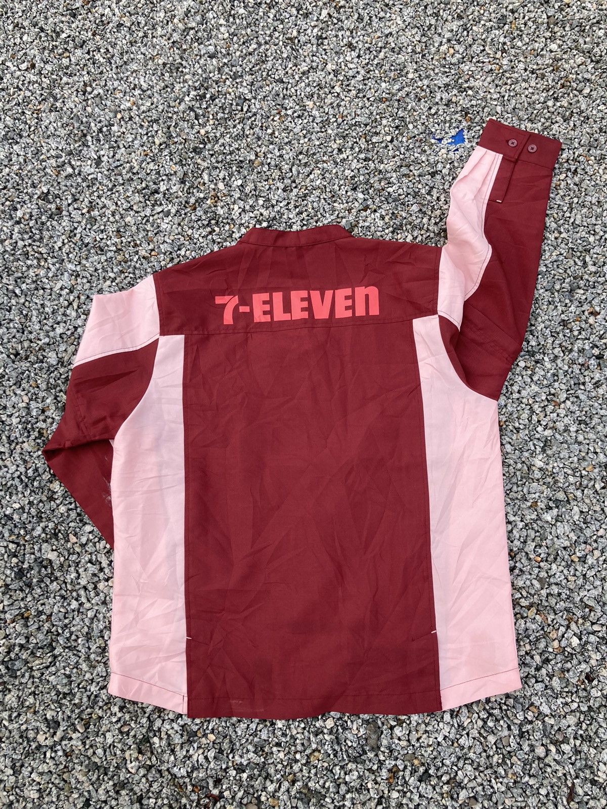 Japanese Brand × Vintage Vintage 7 Eleven Uniform Zipper Shirt Size US L / EU 52-54 / 3 - 2 Thumbnail