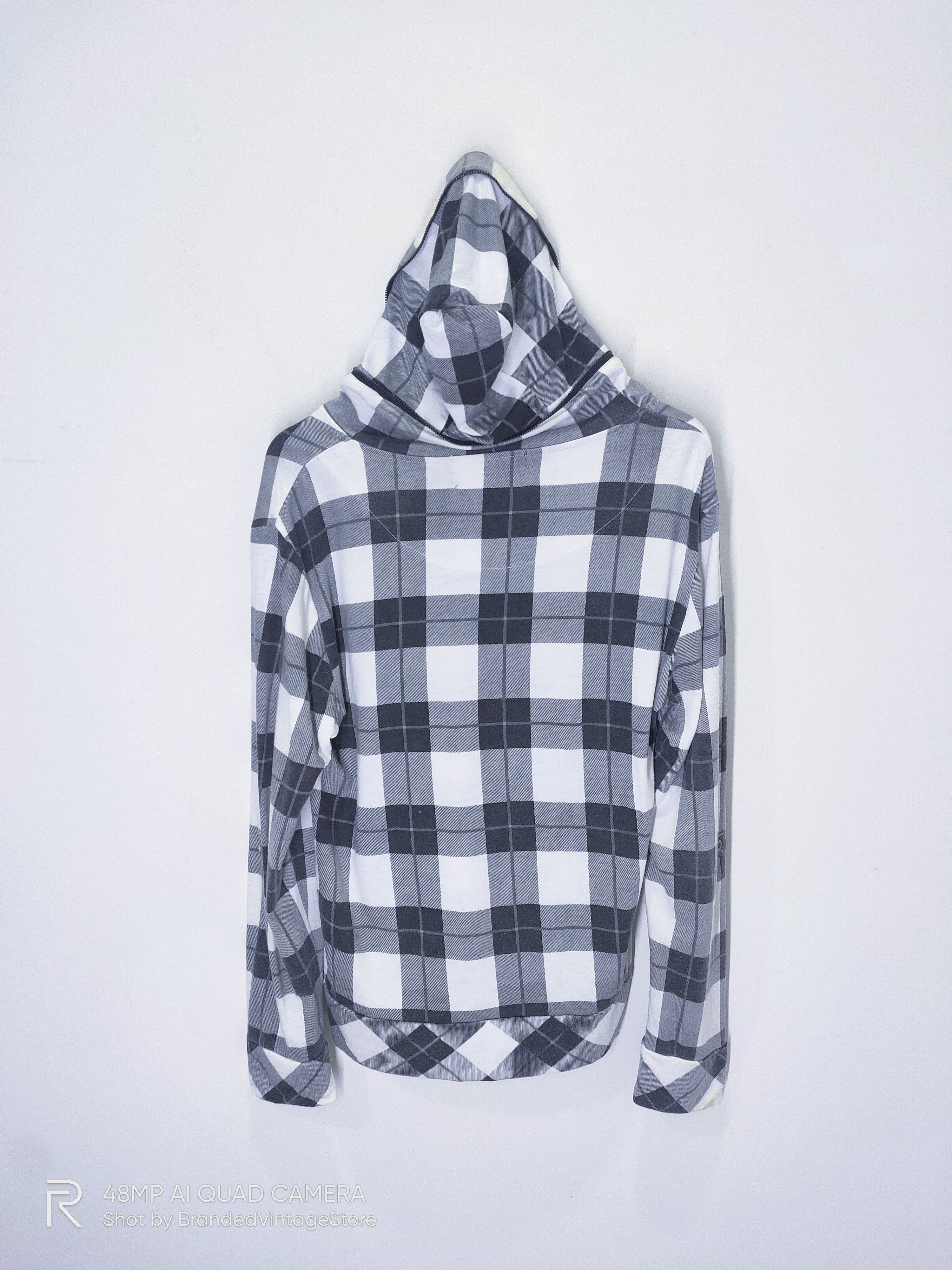 Japanese Brand × VonZipper SHO BERNINGS Tartan Plaid Check Zipper Hoodie Light Jacket Size M / US 6-8 / IT 42-44 - 4 Thumbnail
