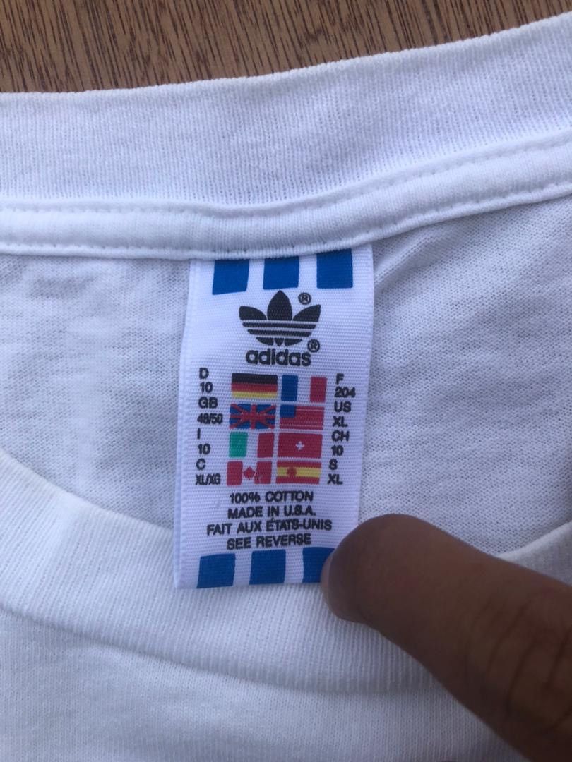 Adidas × Vintage Vintage Tee D - 13 Adidas USA 80s Size US XL / EU 56 / 4 - 5 Thumbnail
