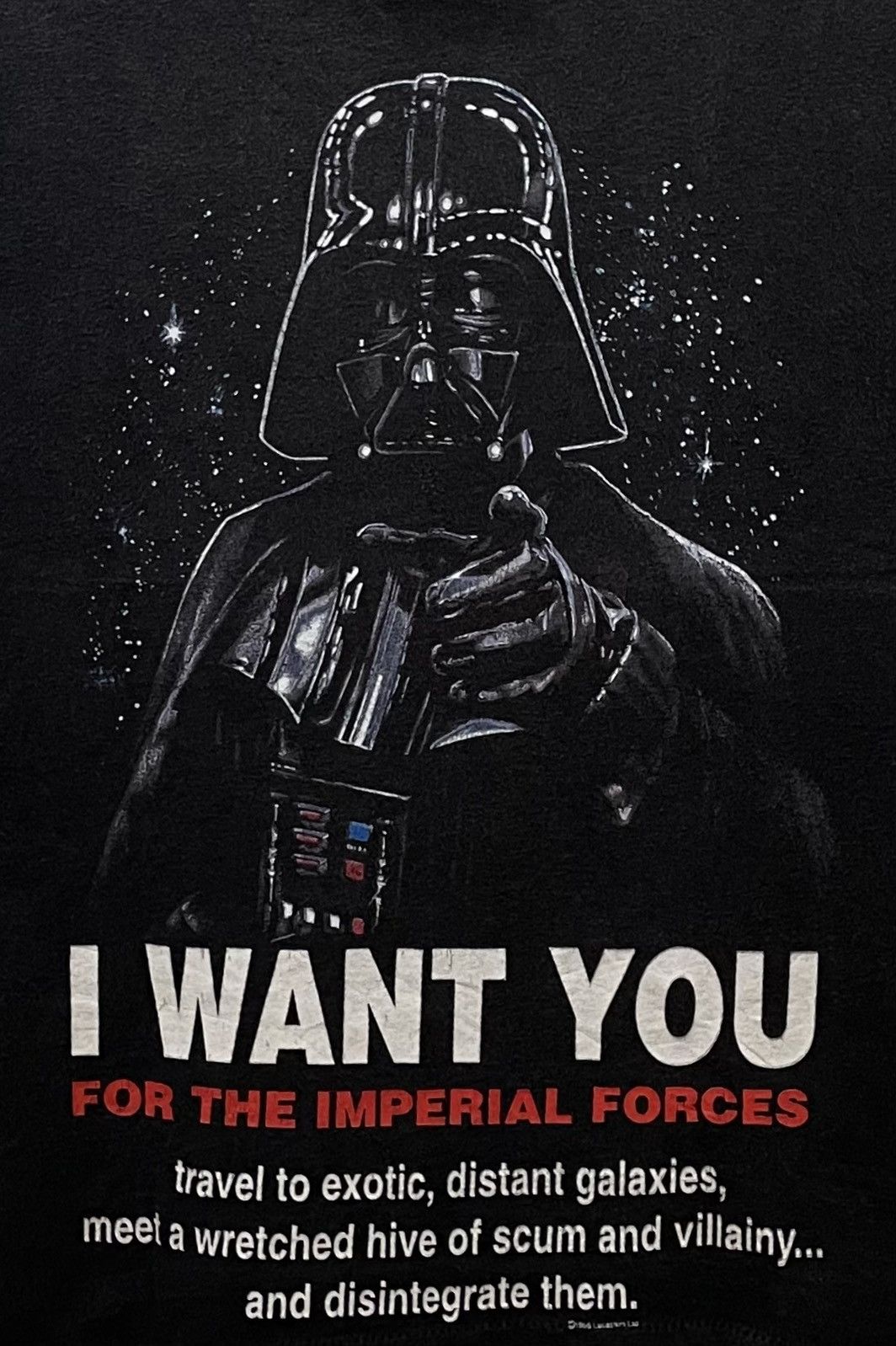 Star Wars × Vintage vintage tee Star Wars movie promo H2 Darth Vader Size US M / EU 48-50 / 2 - 2 Thumbnail