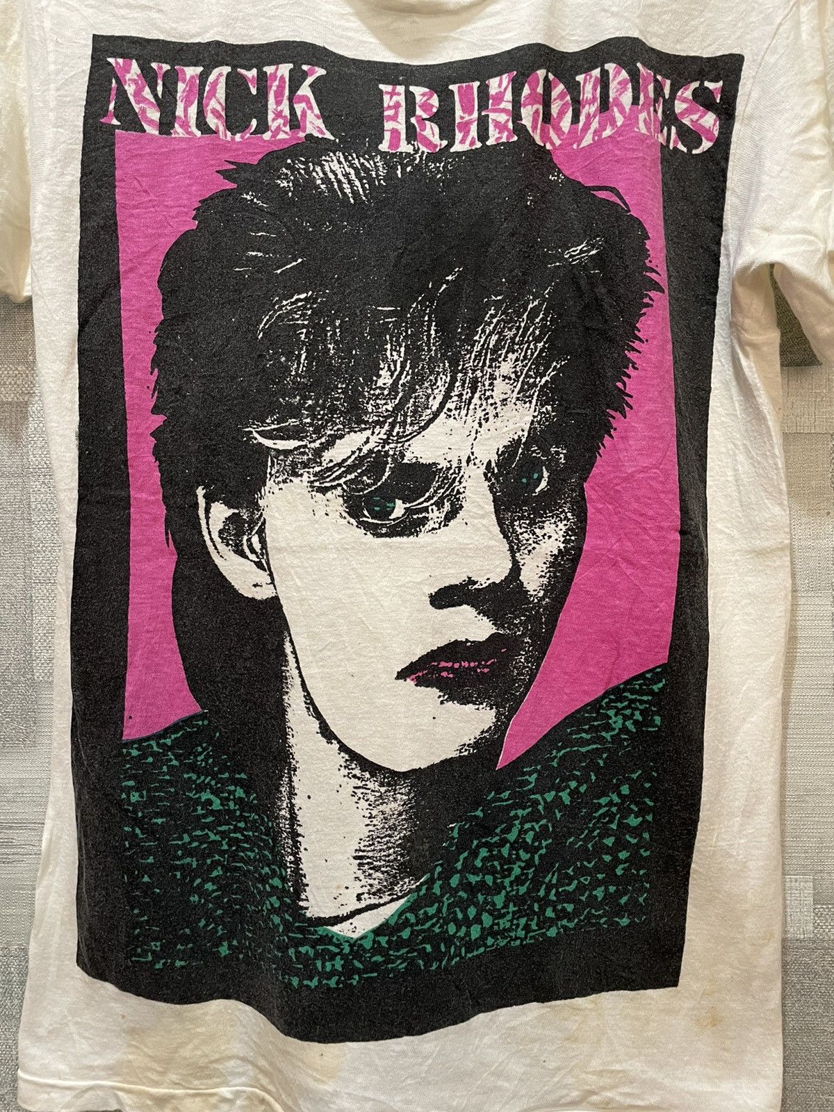 Band Tees × Vintage vintage tee NICK RHODES H2 Size US M / EU 48-50 / 2 - 2 Thumbnail