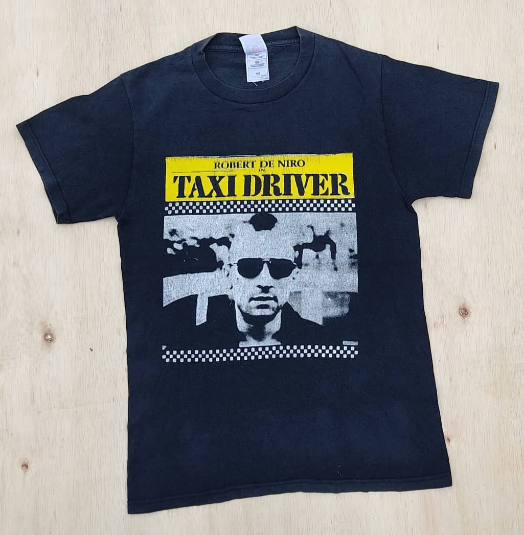 image of Made In USA x Movie Vintage Tee Movie Taxi Driver B3 Robert De Niro in Black, Men's (Size Small)