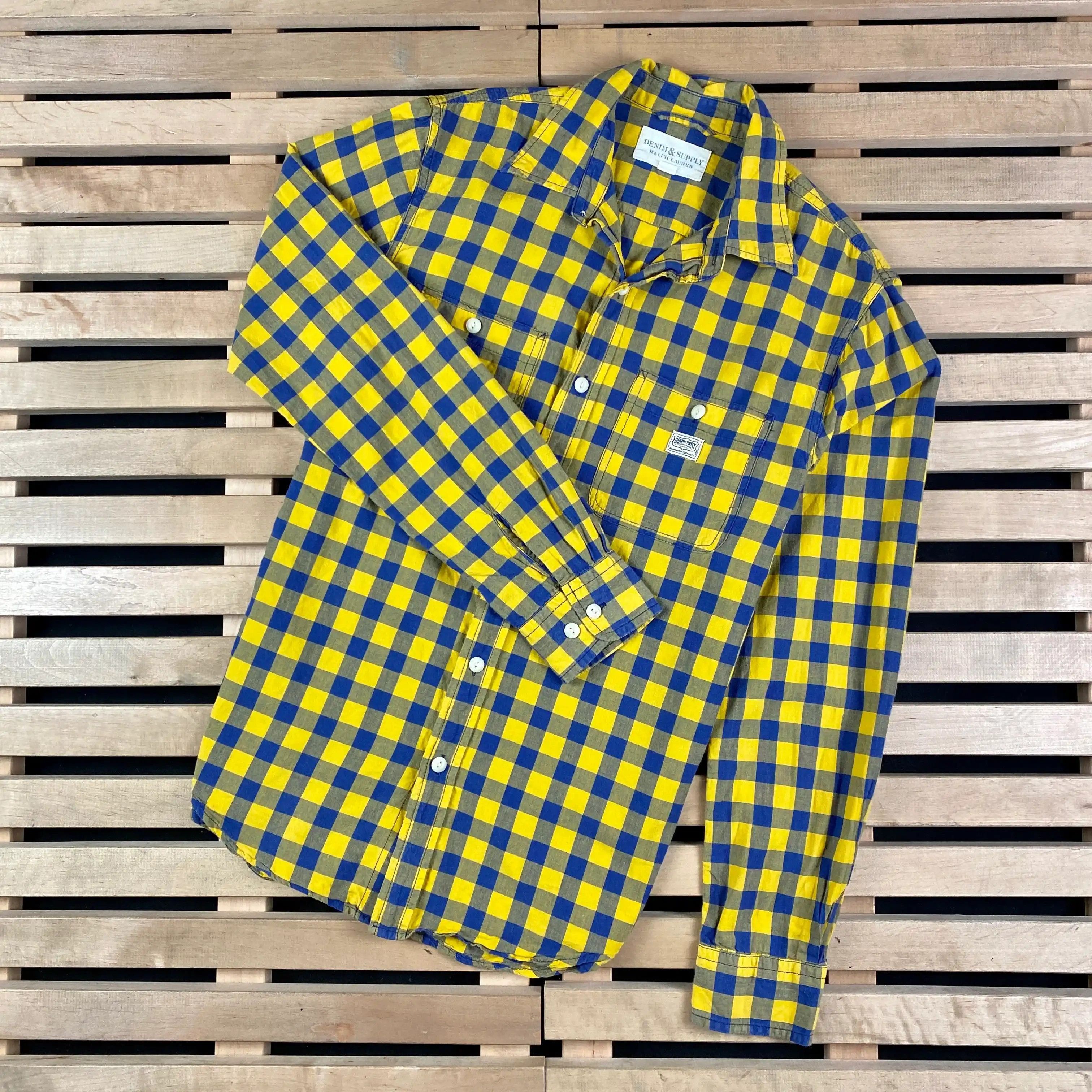 Denim & Supply Ralph Lauren × Ralph Lauren × Vintage Mens Shirt Denim&Supply Ralph Lauren Vintage Size S Size US S / EU 44-46 / 1 - 1 Thumbnail