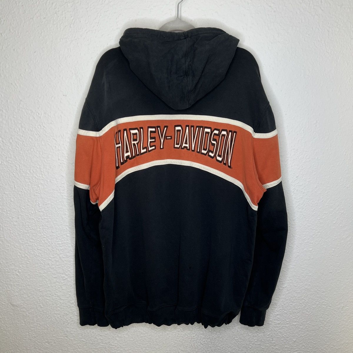 Harley Davidson × Vintage Harley Davidson Racing American Legend Zip Up Hoodie Black Size US XXL / EU 58 / 5 - 2 Thumbnail