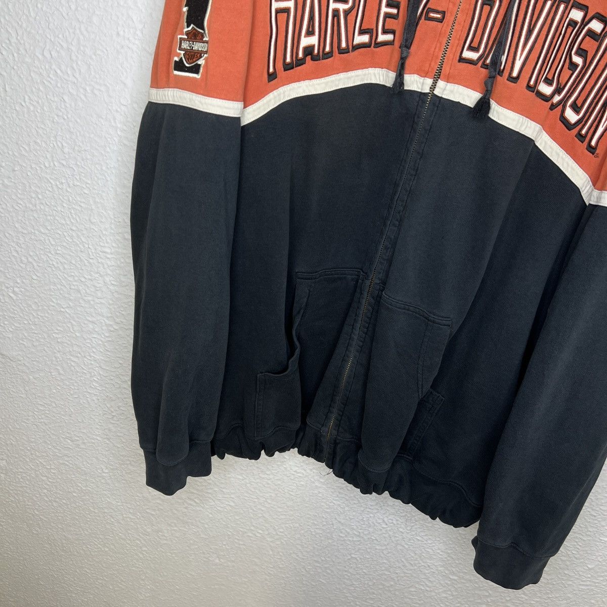 Harley Davidson × Vintage Harley Davidson Racing American Legend Zip Up Hoodie Black Size US XXL / EU 58 / 5 - 3 Thumbnail