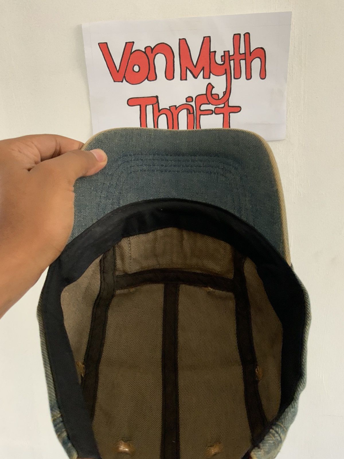 If Six Was Nine Rocky Rentals Distressed Denim 5 Panel Hat Size ONE SIZE - 8 Thumbnail