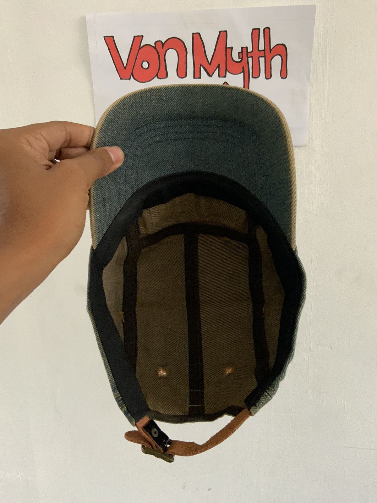 If Six Was Nine Rocky Rentals Distressed Denim 5 Panel Hat Size ONE SIZE - 7 Thumbnail