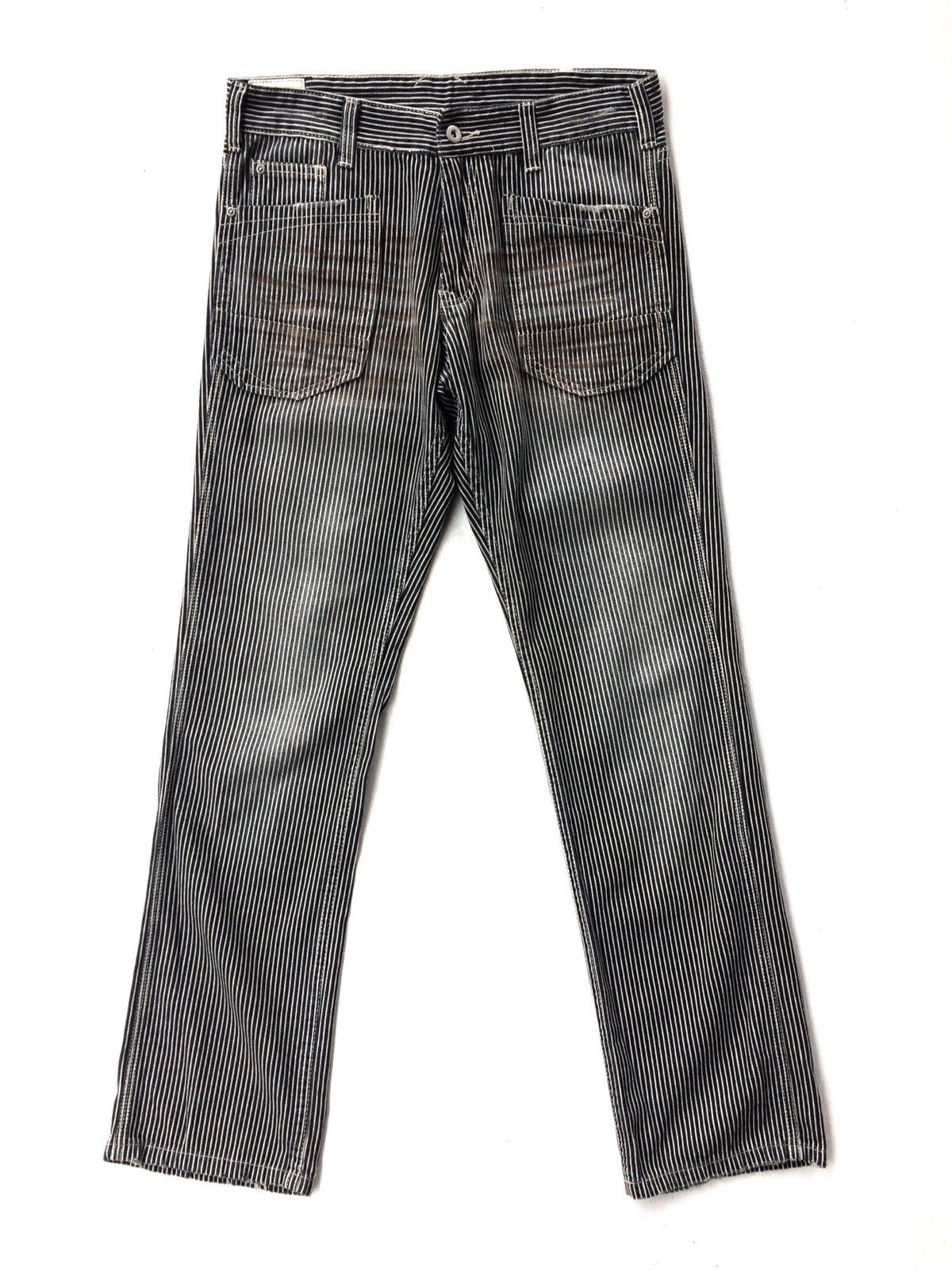Japanese Brand Japanese Brand Jungle Storm Striped Workers Japan Cas Size US 33 - 1 Thumbnail