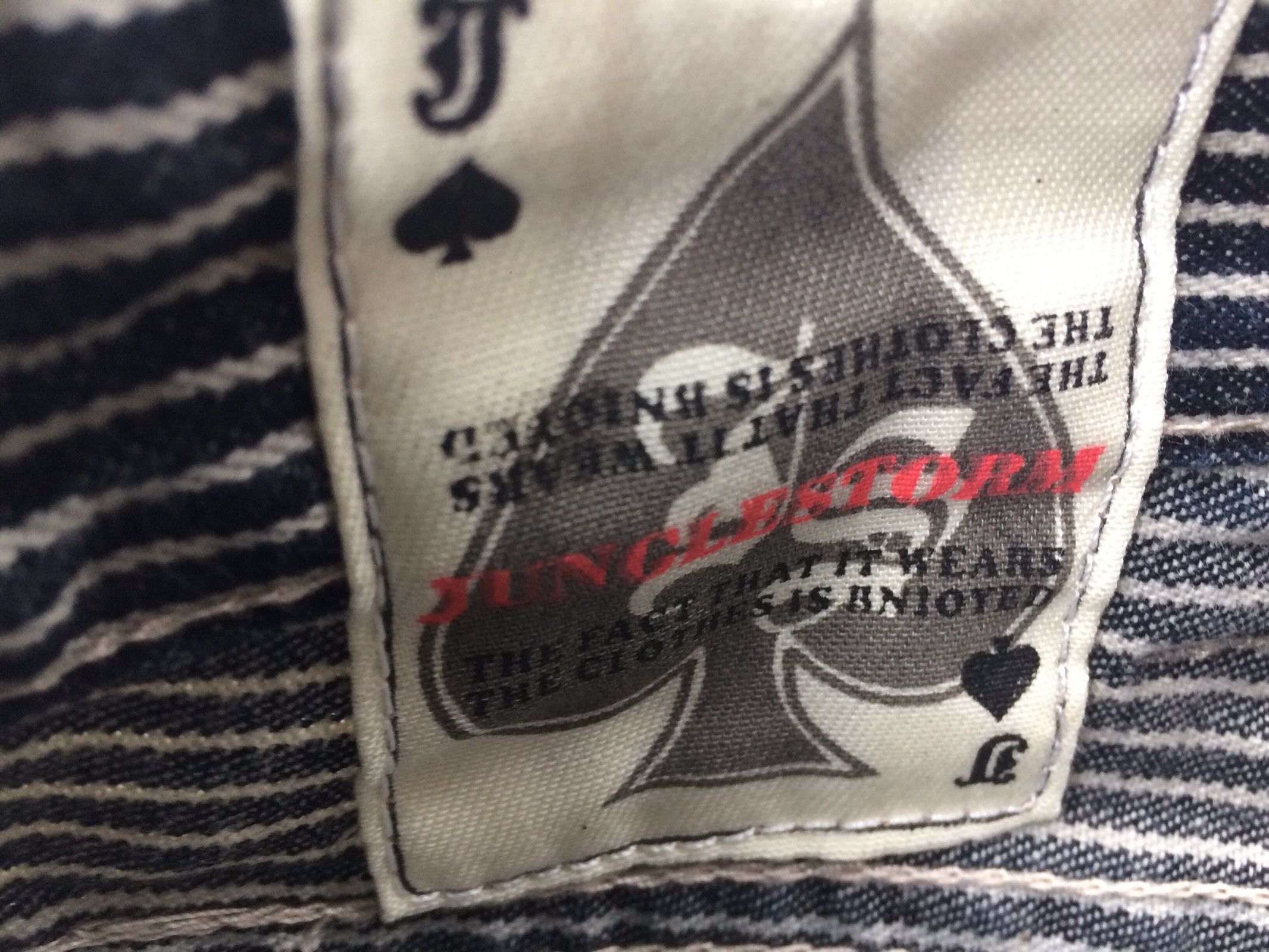 Japanese Brand Japanese Brand Jungle Storm Striped Workers Japan Cas Size US 33 - 3 Thumbnail