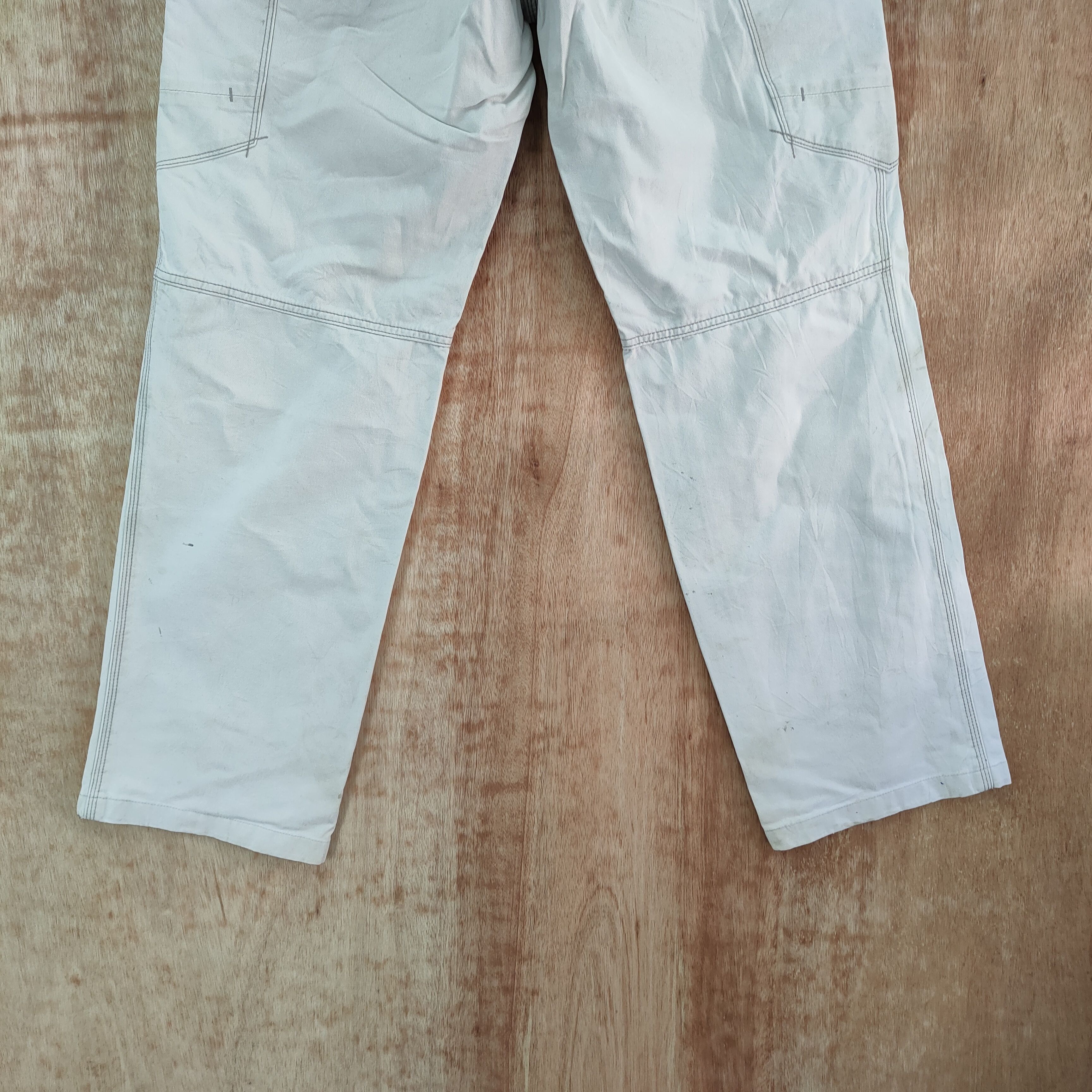 Japanese Brand × Vintage × White's Boots EVENRIVER FADED/ STAIN WHITE WORKWEAR CARGO PANTS Size US 32 / EU 48 - 10 Thumbnail