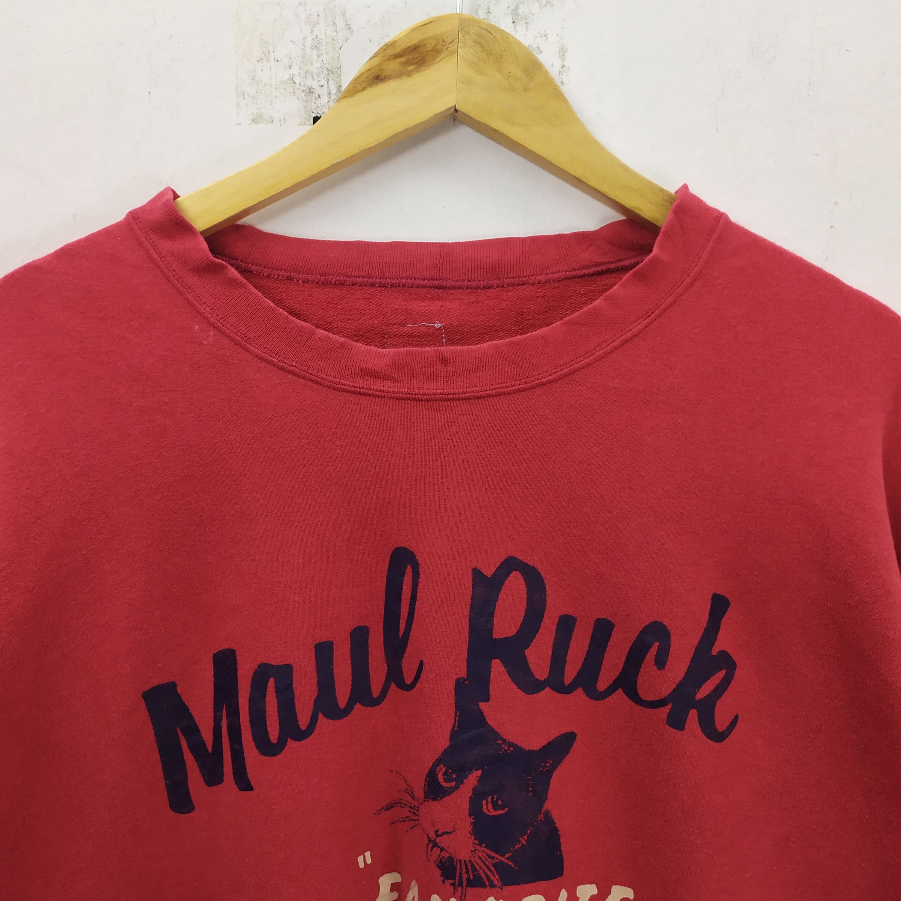 Designer × Japanese Brand × Vintage MAUL RUCK FAVORITE SHIRT SWEATSHIRT BIG LOGO Size US L / EU 52-54 / 3 - 3 Thumbnail