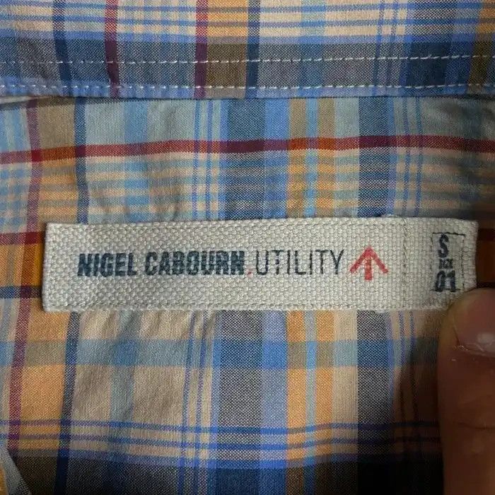 Nigel Cabourn Mens Shirt Short Sleeve Nigel Cabourn Utility Size S Size US S / EU 44-46 / 1 - 4 Thumbnail