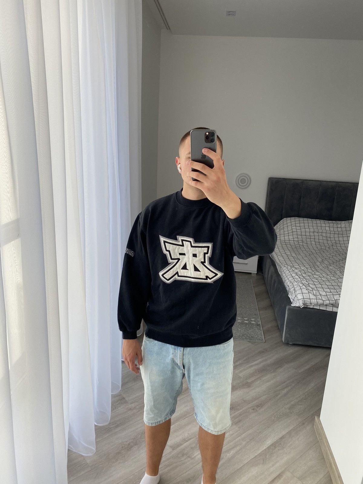Tribal Streetwear × Vintage 90s Vintage Tribal sweatshirt USA hip hop rap wu wear Size US S / EU 44-46 / 1 - 7 Thumbnail