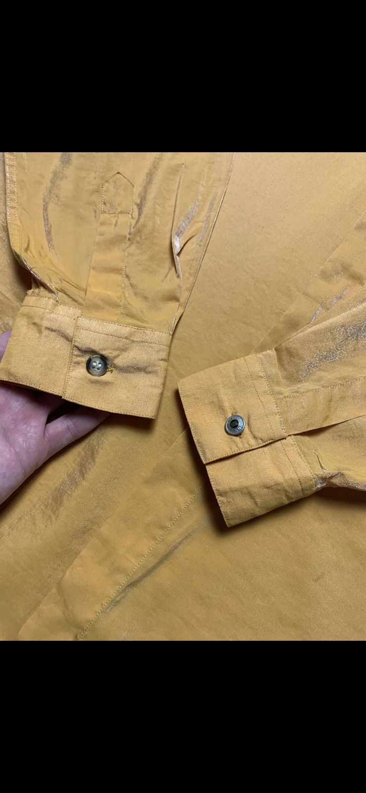 Versace × Vintage Vintage Versace shirt gold rare nylon size M Size US M / EU 48-50 / 2 - 7 Thumbnail