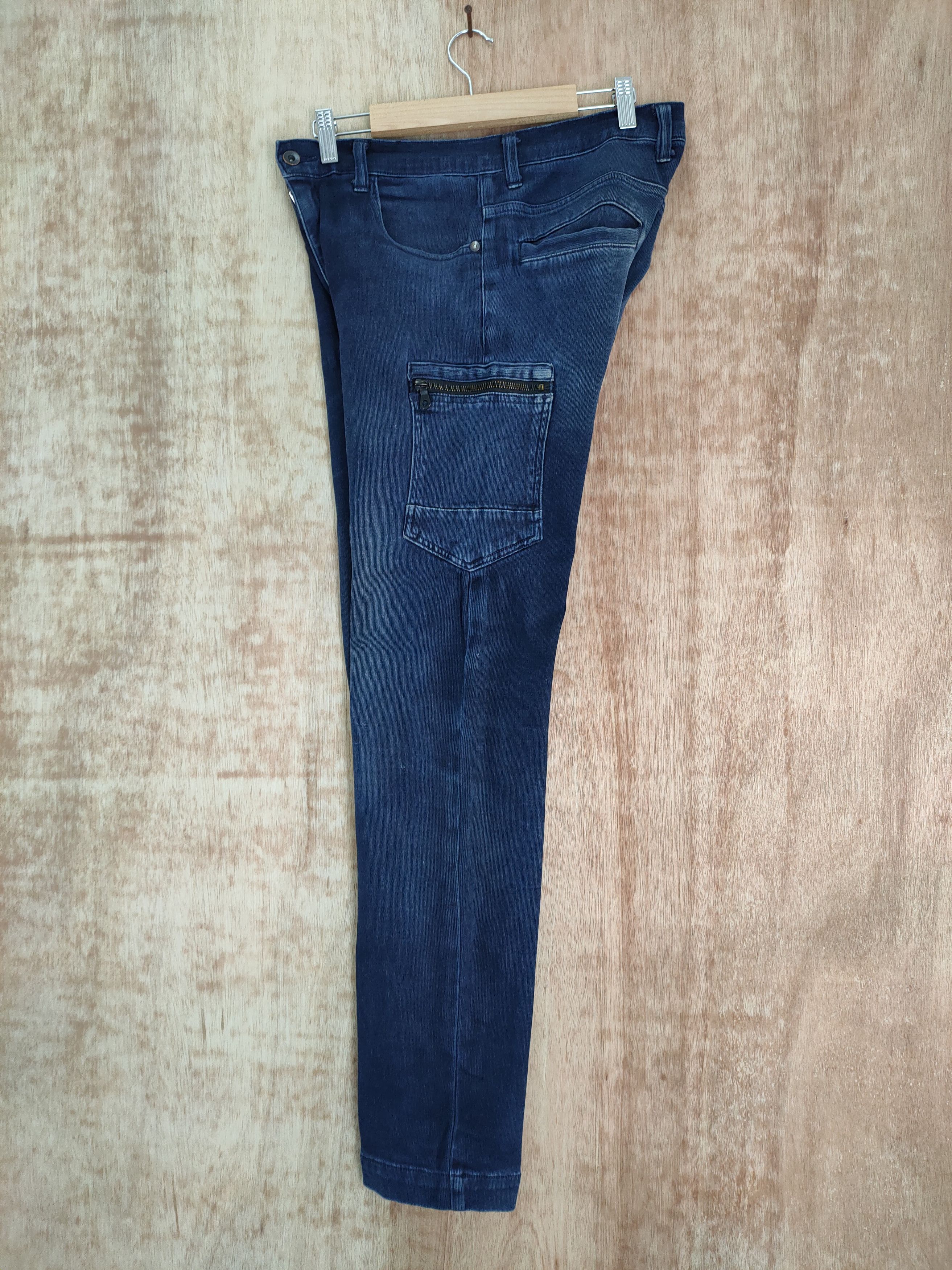 Japanese Brand JAPAN SCOT STRETCH FADED CARGO PANTS Size US 30 / EU 46 - 6 Thumbnail