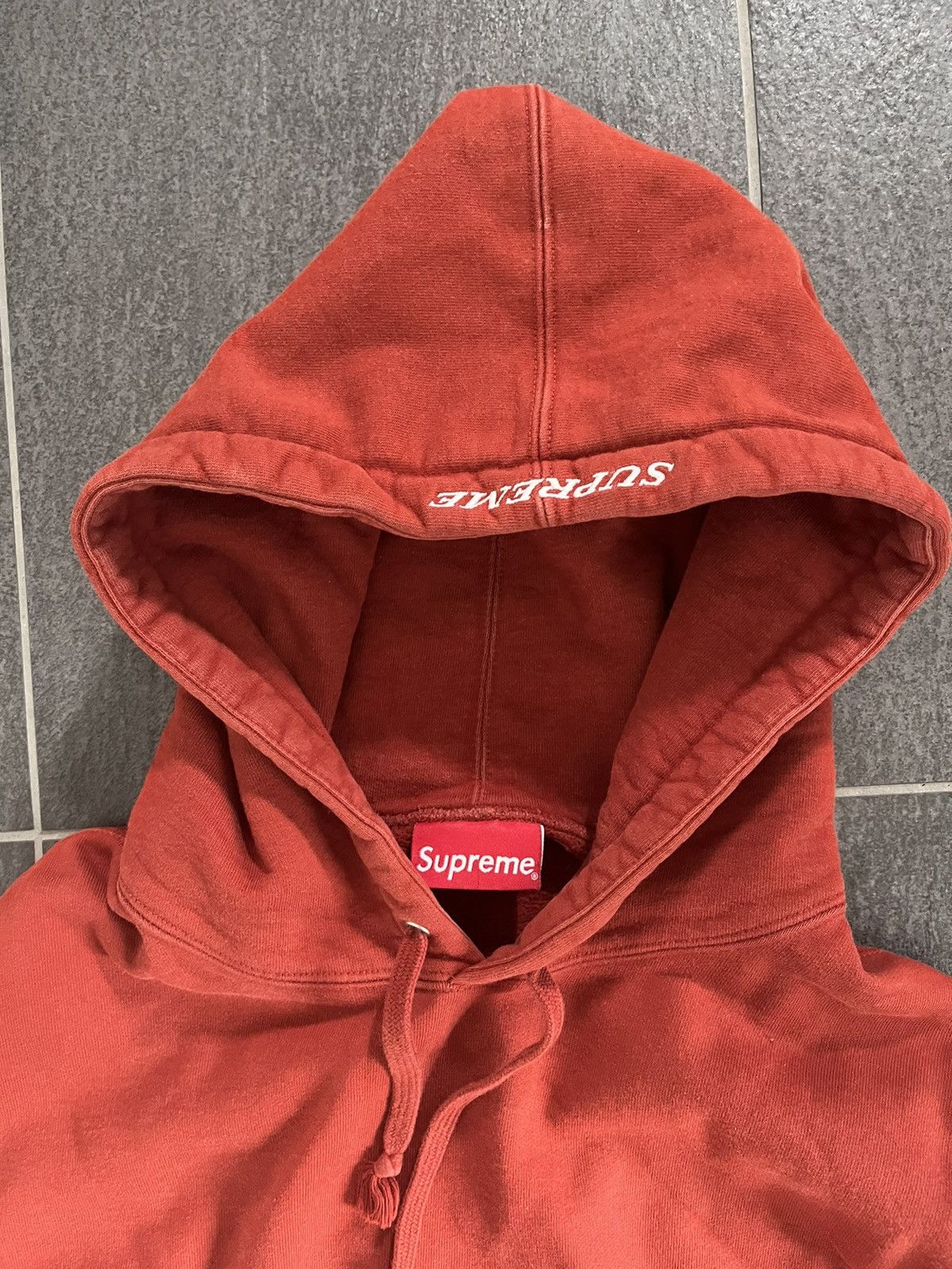 Supreme Striped Rib Hoodie | Grailed