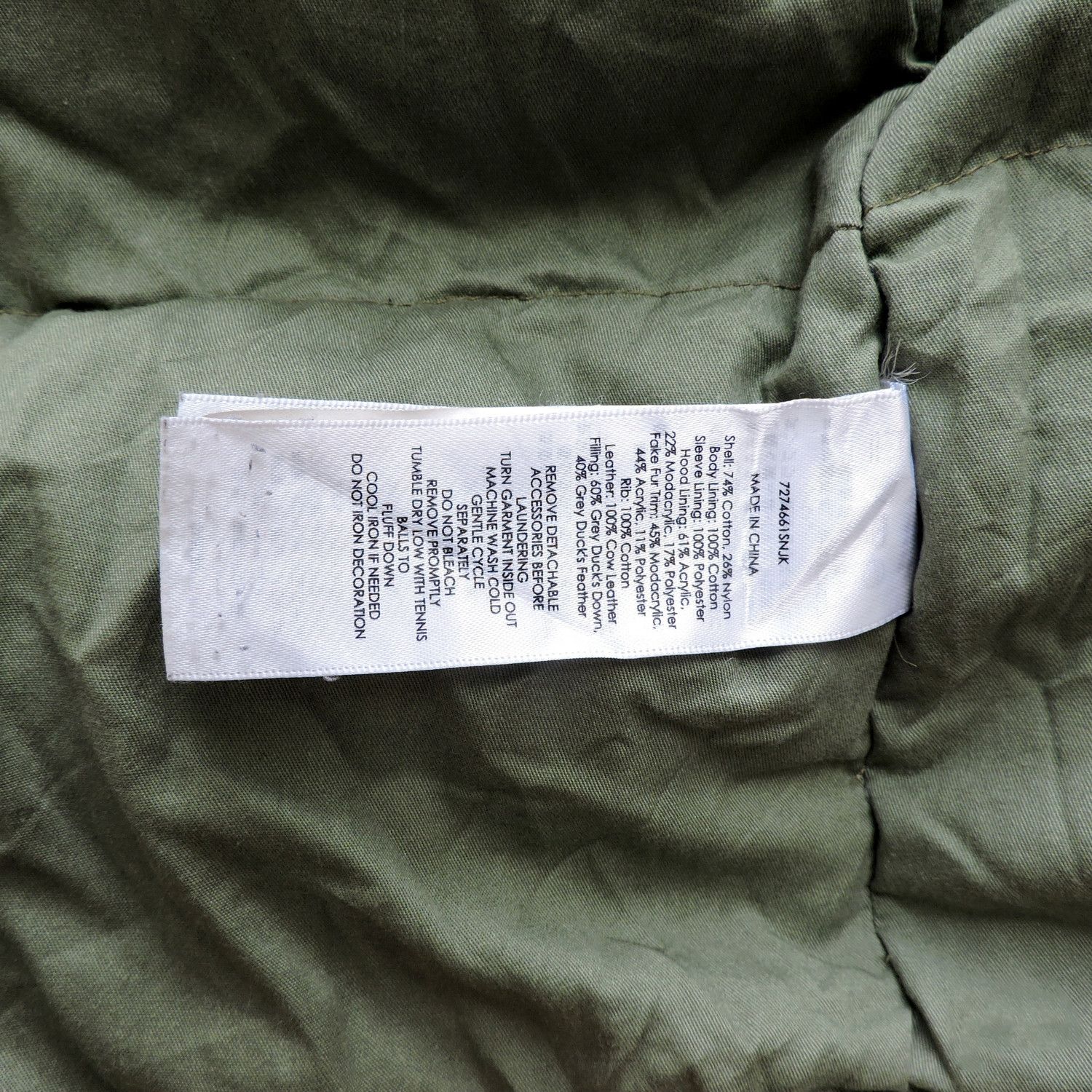 Denim & Supply Ralph Lauren × Ralph Lauren Denim and Supply Ralph Lauren N-3B Goose Down Jacket Size US XS / EU 42 / 0 - 5 Thumbnail