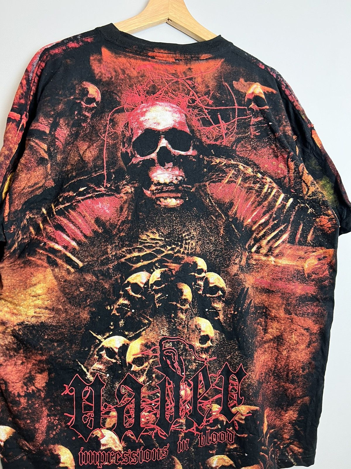 Band Tees Very Rare Vintage Vader Black Metal Band All Over Print 666 Size US XL / EU 56 / 4 - 3 Thumbnail
